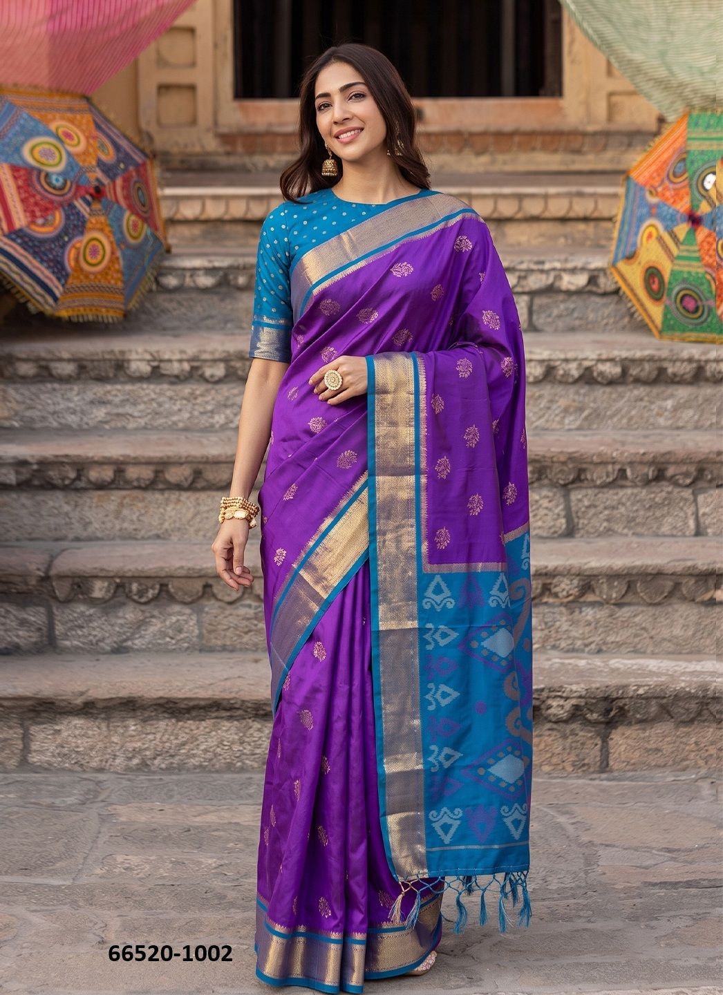 RIVAAZ SILK - Catalog # 66520 (Set of 8 Sarees) RIVAAZ SILK - Catalog # 66520 (Set of 8 Sarees)