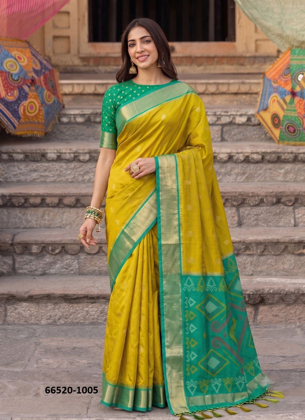 RIVAAZ SILK - Catalog # 66520 (Set of 8 Sarees) RIVAAZ SILK - Catalog # 66520 (Set of 8 Sarees)