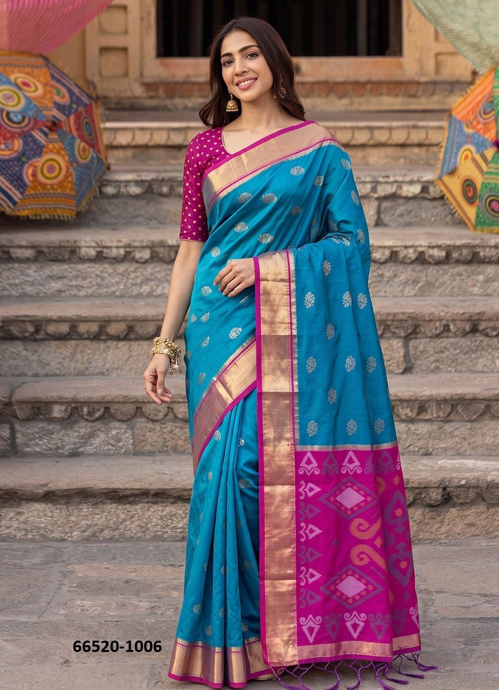 RIVAAZ SILK - Catalog # 66520 (Set of 8 Sarees) RIVAAZ SILK - Catalog # 66520 (Set of 8 Sarees)