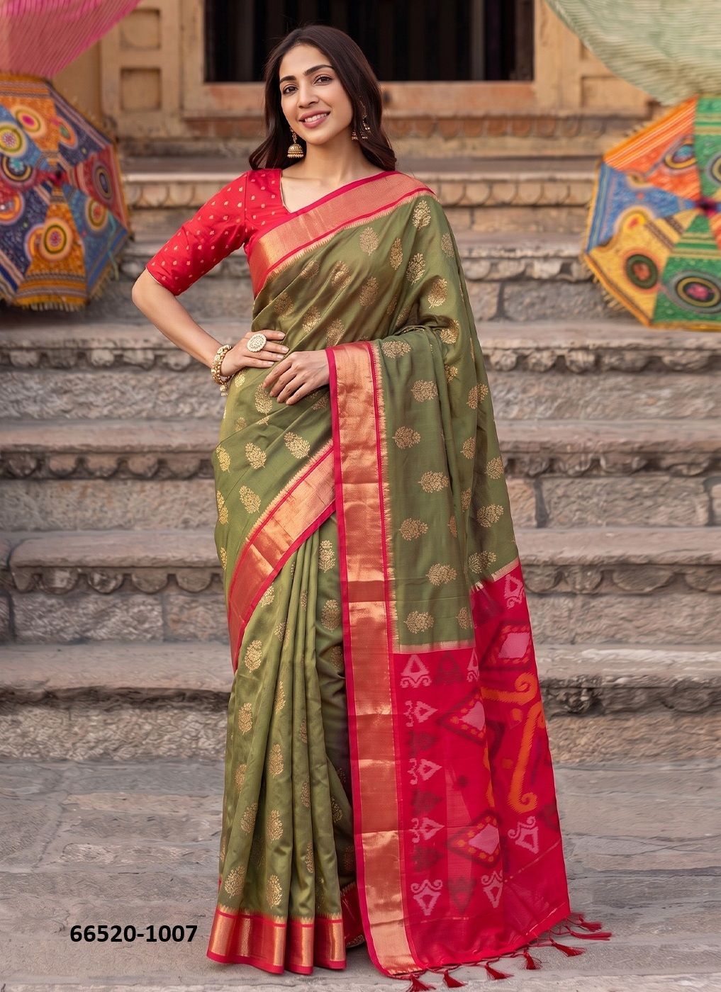 RIVAAZ SILK - Catalog # 66520 (Set of 8 Sarees) RIVAAZ SILK - Catalog # 66520 (Set of 8 Sarees)