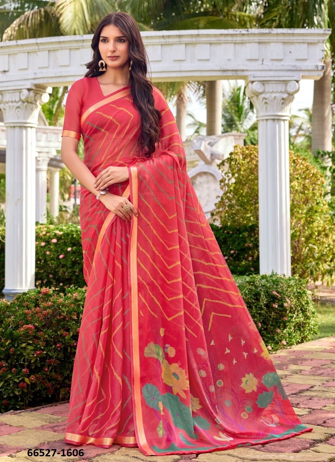 GOURI LEHERIYA - Catalog # 66527 (Set of 10 Sarees) GOURI LEHERIYA - Catalog # 66527 (Set of 10 Sarees)