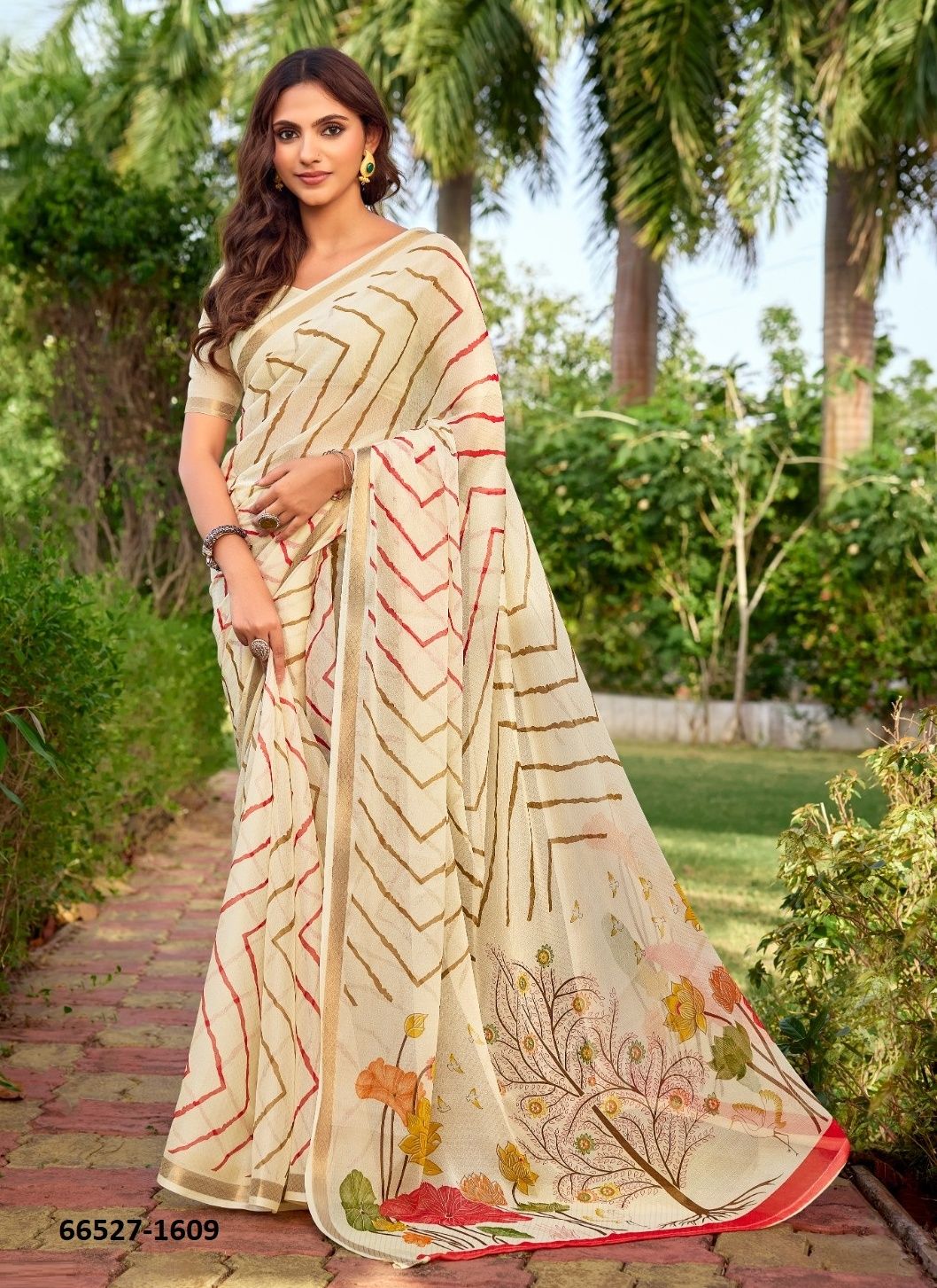 GOURI LEHERIYA - Catalog # 66527 (Set of 10 Sarees) GOURI LEHERIYA - Catalog # 66527 (Set of 10 Sarees)
