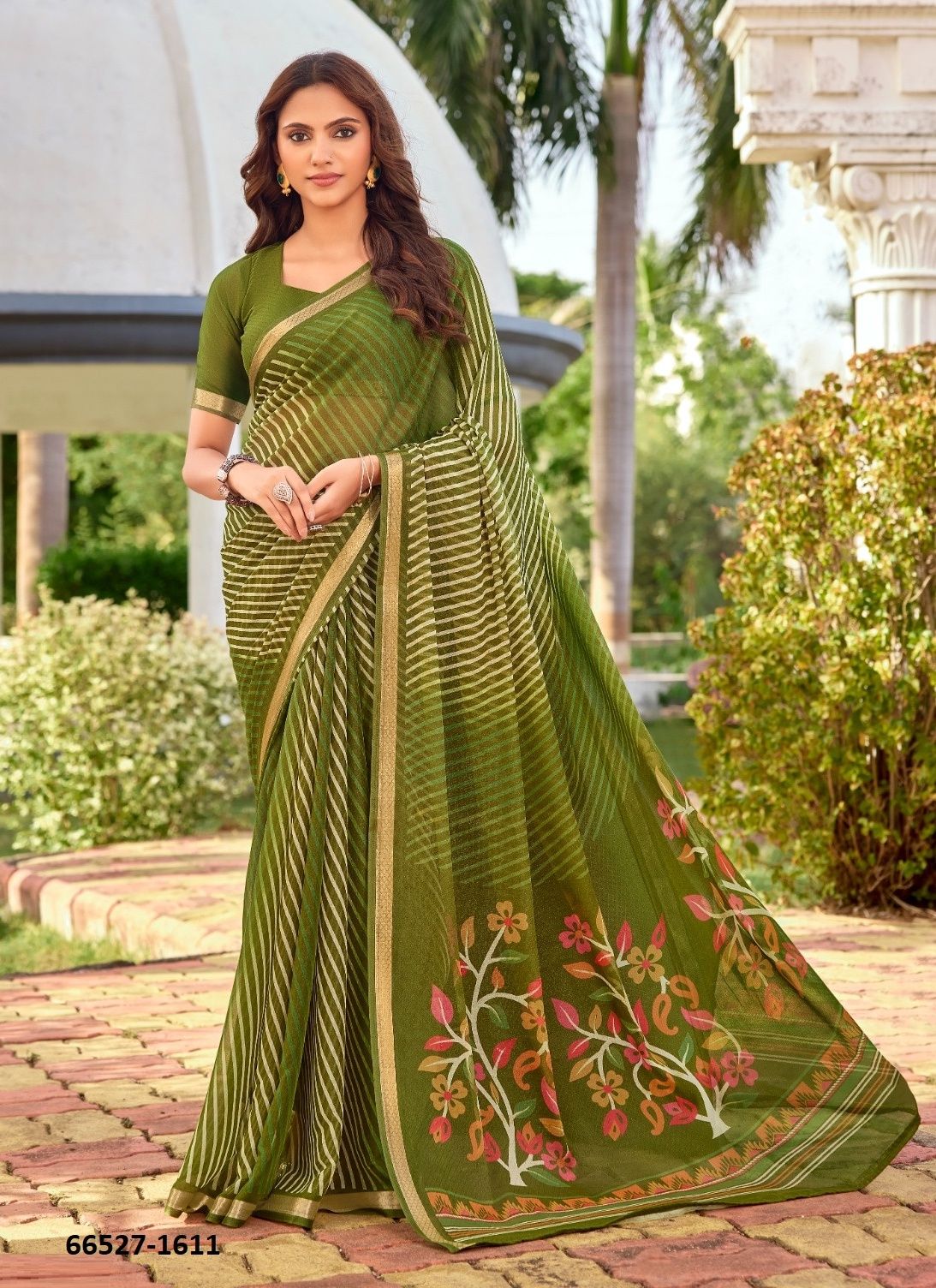 GOURI LEHERIYA - Catalog # 66527 (Set of 10 Sarees) GOURI LEHERIYA - Catalog # 66527 (Set of 10 Sarees)