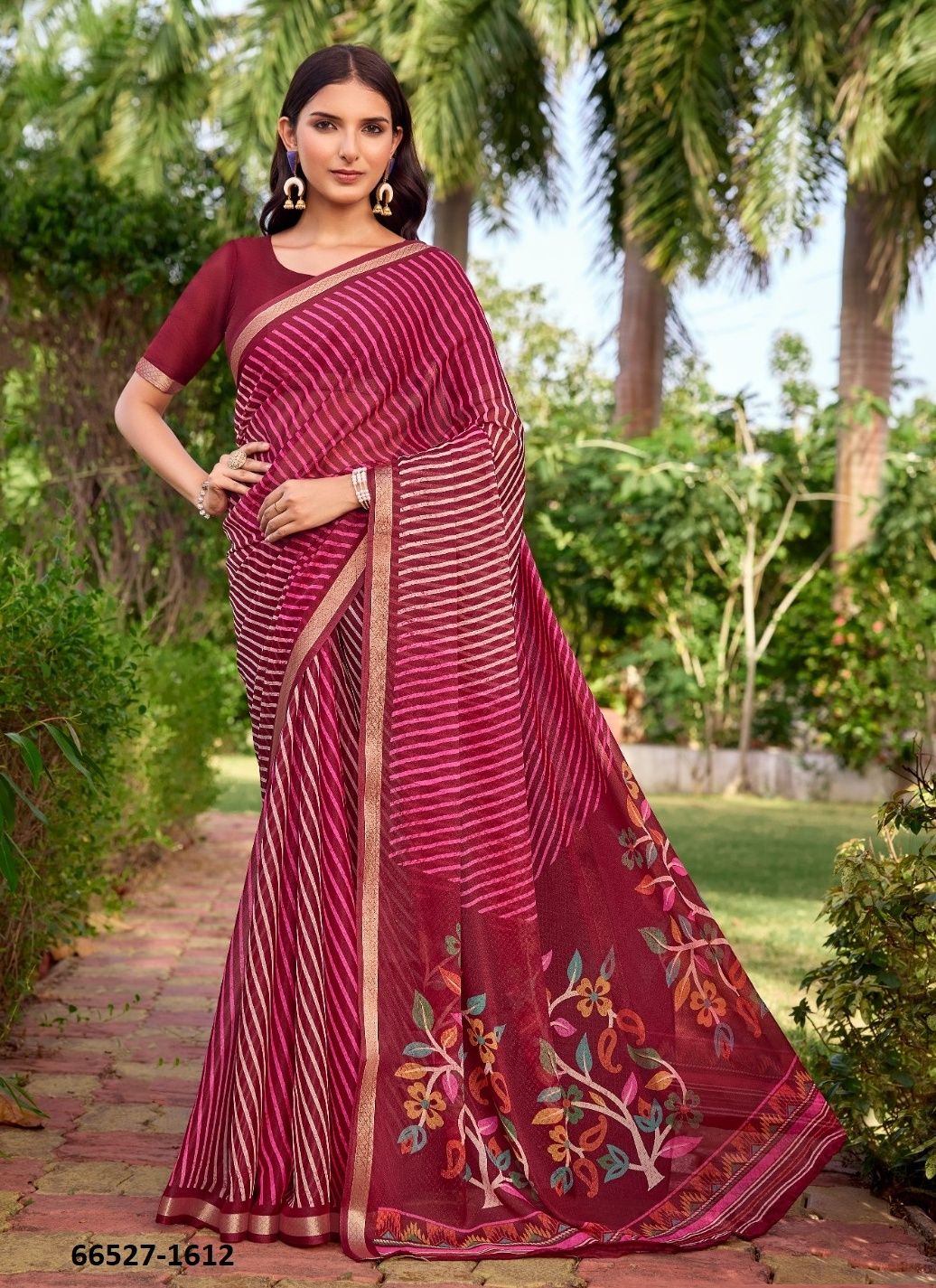 GOURI LEHERIYA - Catalog # 66527 (Set of 10 Sarees) GOURI LEHERIYA - Catalog # 66527 (Set of 10 Sarees)