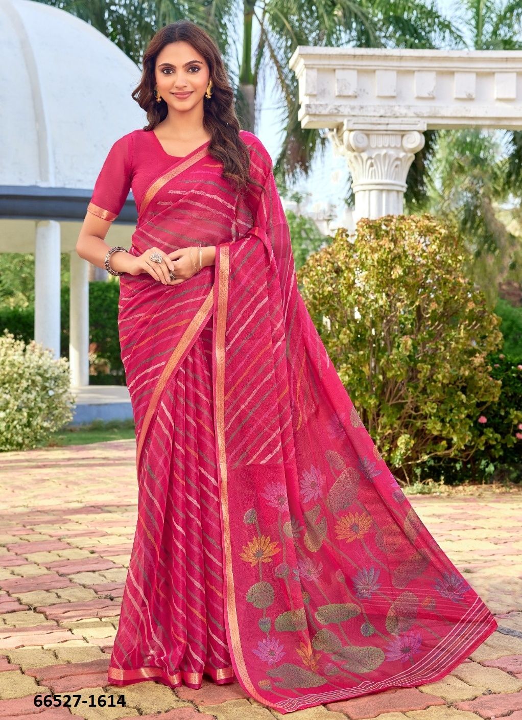 GOURI LEHERIYA - Catalog # 66527 (Set of 10 Sarees) GOURI LEHERIYA - Catalog # 66527 (Set of 10 Sarees)