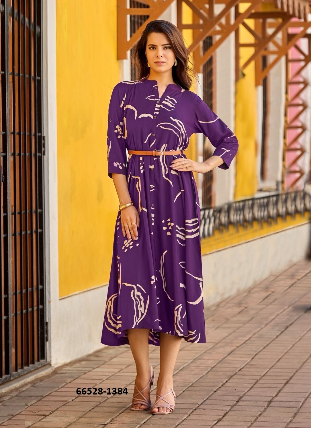 BELT 27 - Catalog # 66528 (Set of 6 Readymade Women's Kurtis / Tops) BELT 27 - Catalog # 66528 (Set of 6 Readymade Women's Kurtis / Tops)