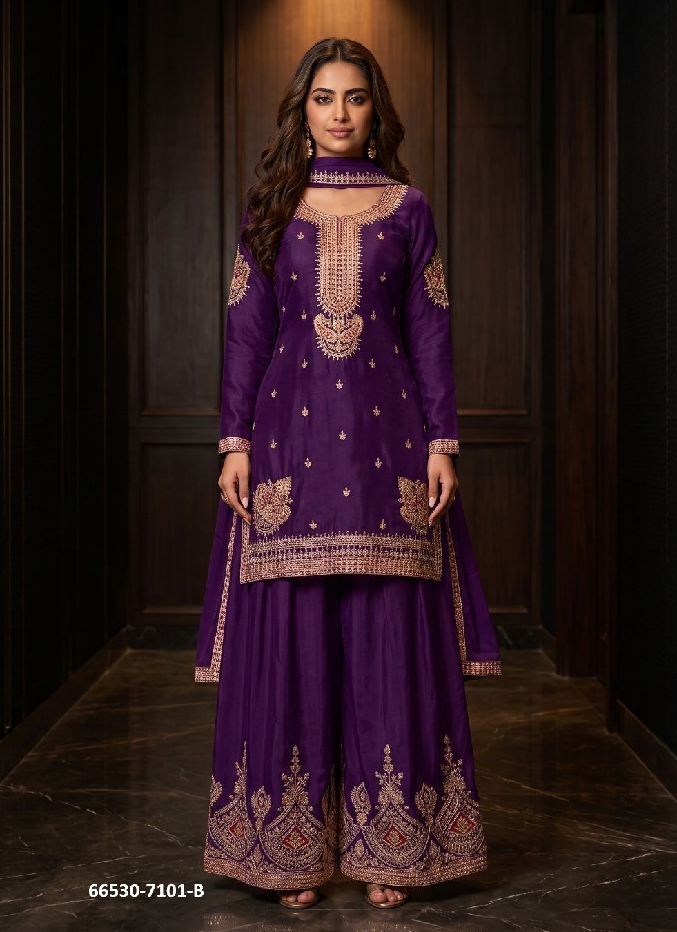 HASEEN - Catalog # 66530 (Set of 3 Readymade Salwar Suits) HASEEN - Catalog # 66530 (Set of 3 Readymade Salwar Suits)