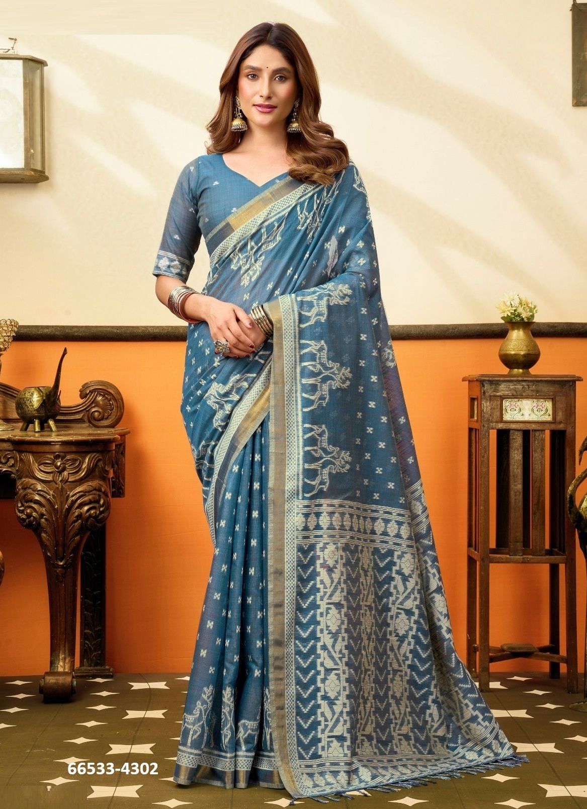 SUCHI - Catalog # 66533 (Set of 6 Sarees) SUCHI - Catalog # 66533 (Set of 6 Sarees)