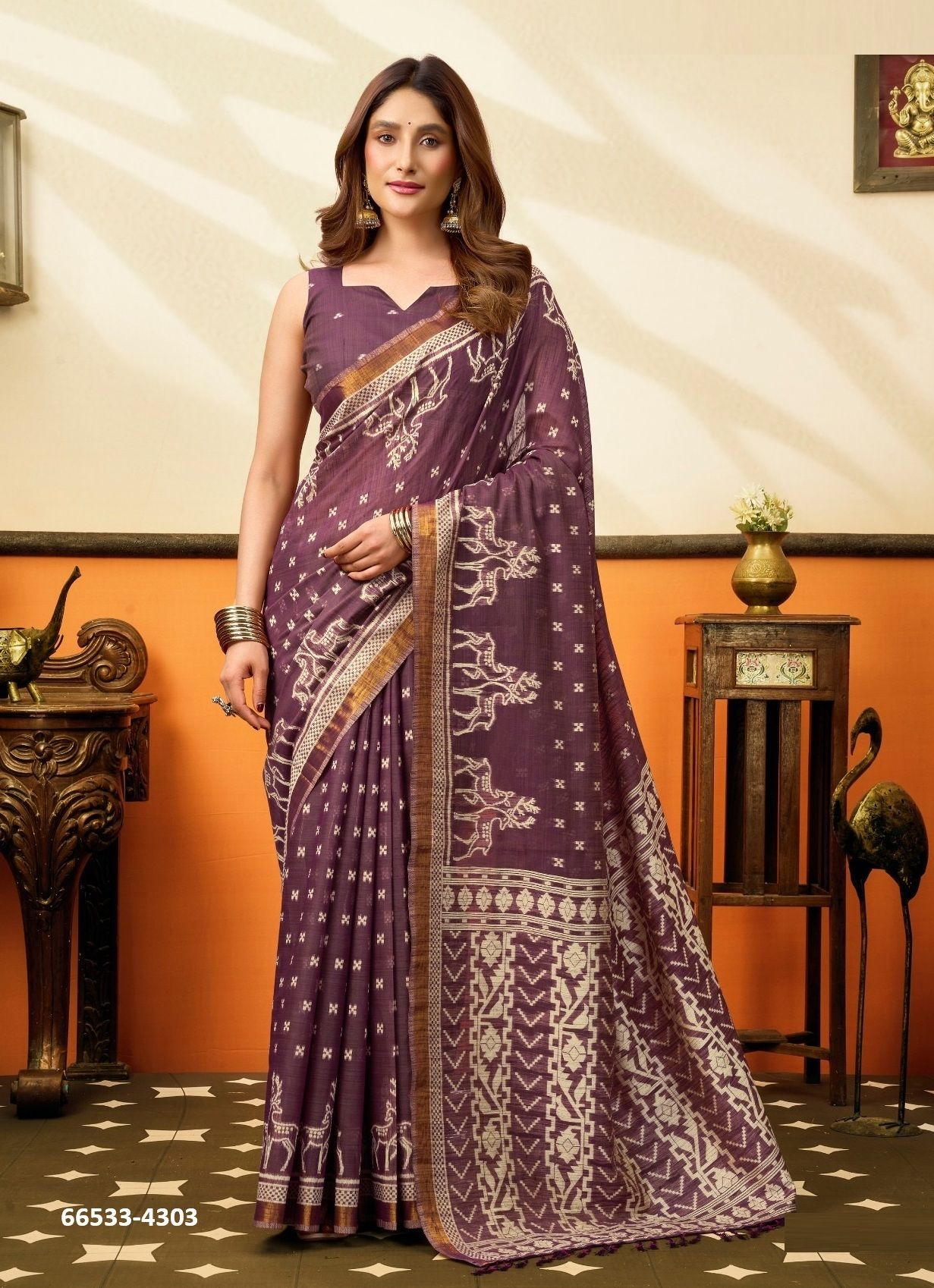 SUCHI - Catalog # 66533 (Set of 6 Sarees) SUCHI - Catalog # 66533 (Set of 6 Sarees)