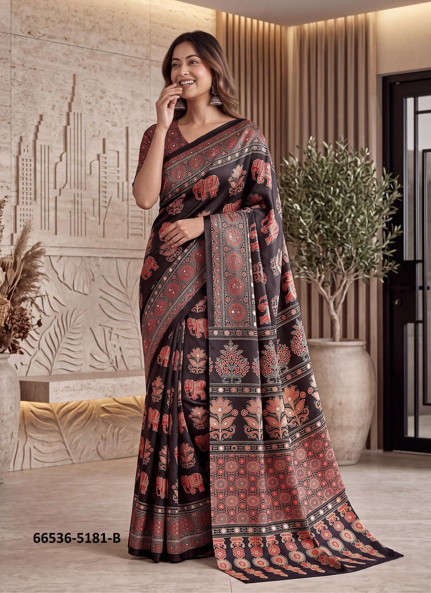 SERIES 5181 - Catalog # 66536 (Set of 7 Sarees)