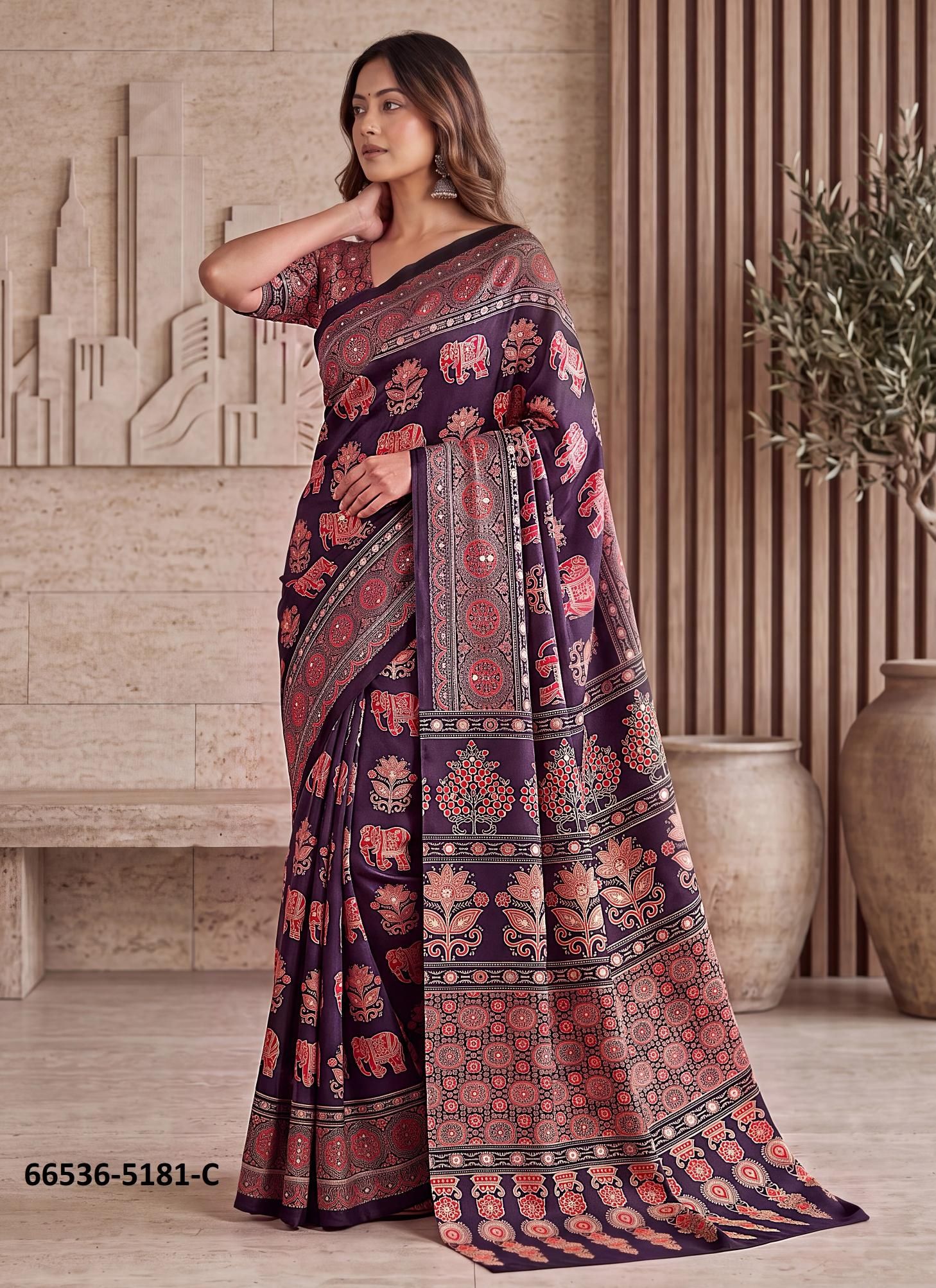 SERIES 5181 - Catalog # 66536 (Set of 7 Sarees)