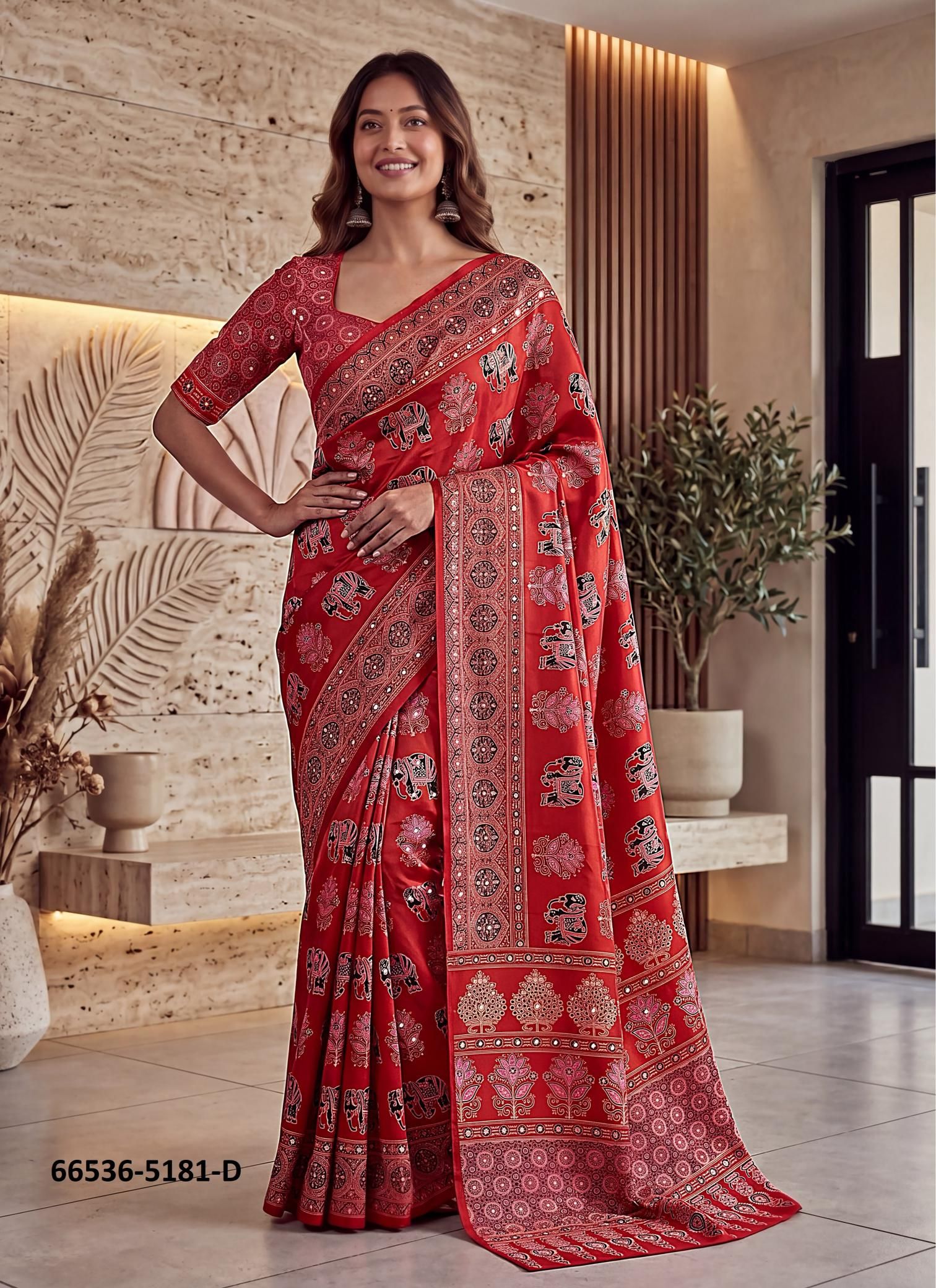 SERIES 5181 - Catalog # 66536 (Set of 7 Sarees)