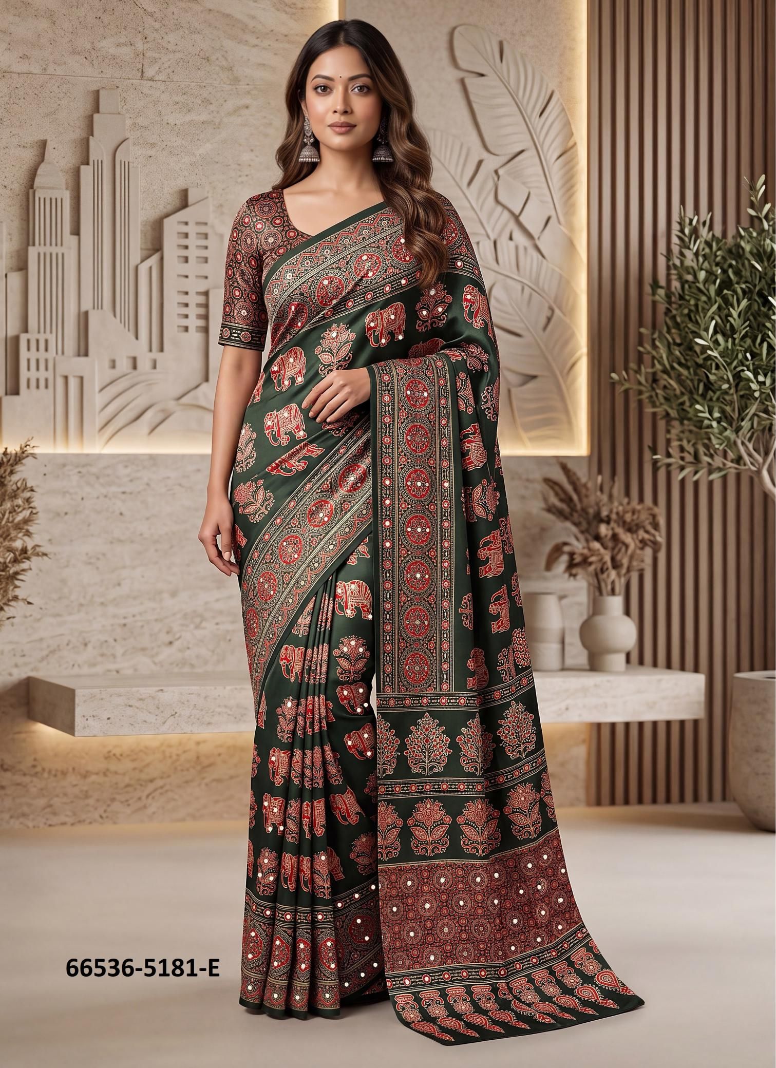 SERIES 5181 - Catalog # 66536 (Set of 7 Sarees)