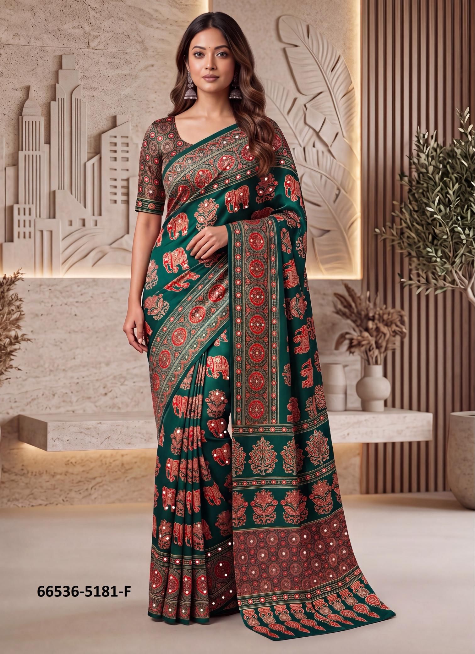 SERIES 5181 - Catalog # 66536 (Set of 7 Sarees)