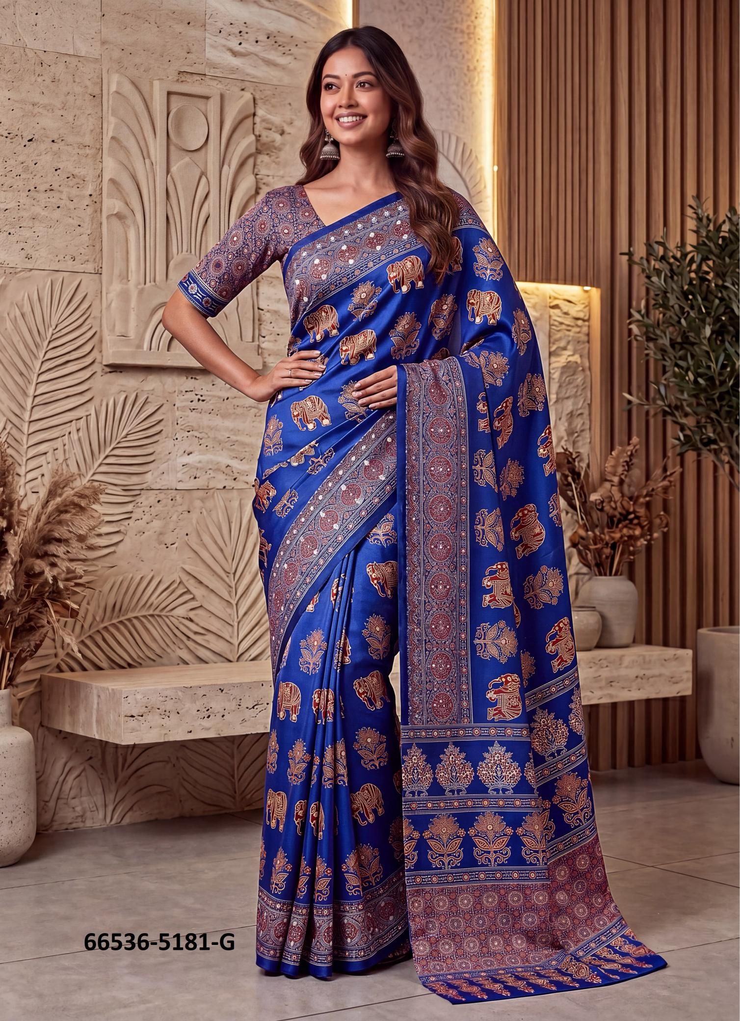 SERIES 5181 - Catalog # 66536 (Set of 7 Sarees)