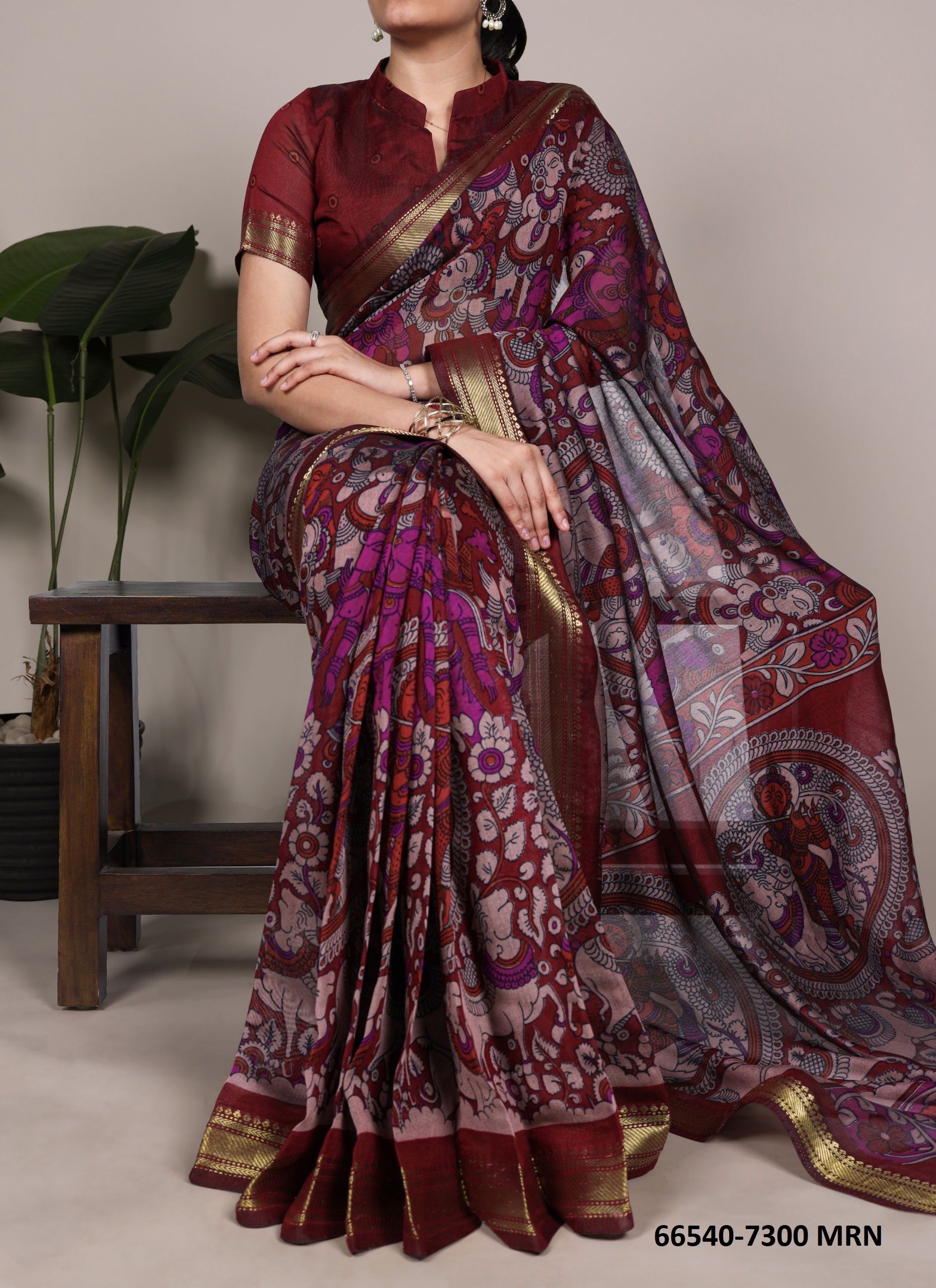 VIRANSHI 1 - Catalog # 66540 (Set of 4 Sarees) VIRANSHI 1 - Catalog # 66540 (Set of 4 Sarees)