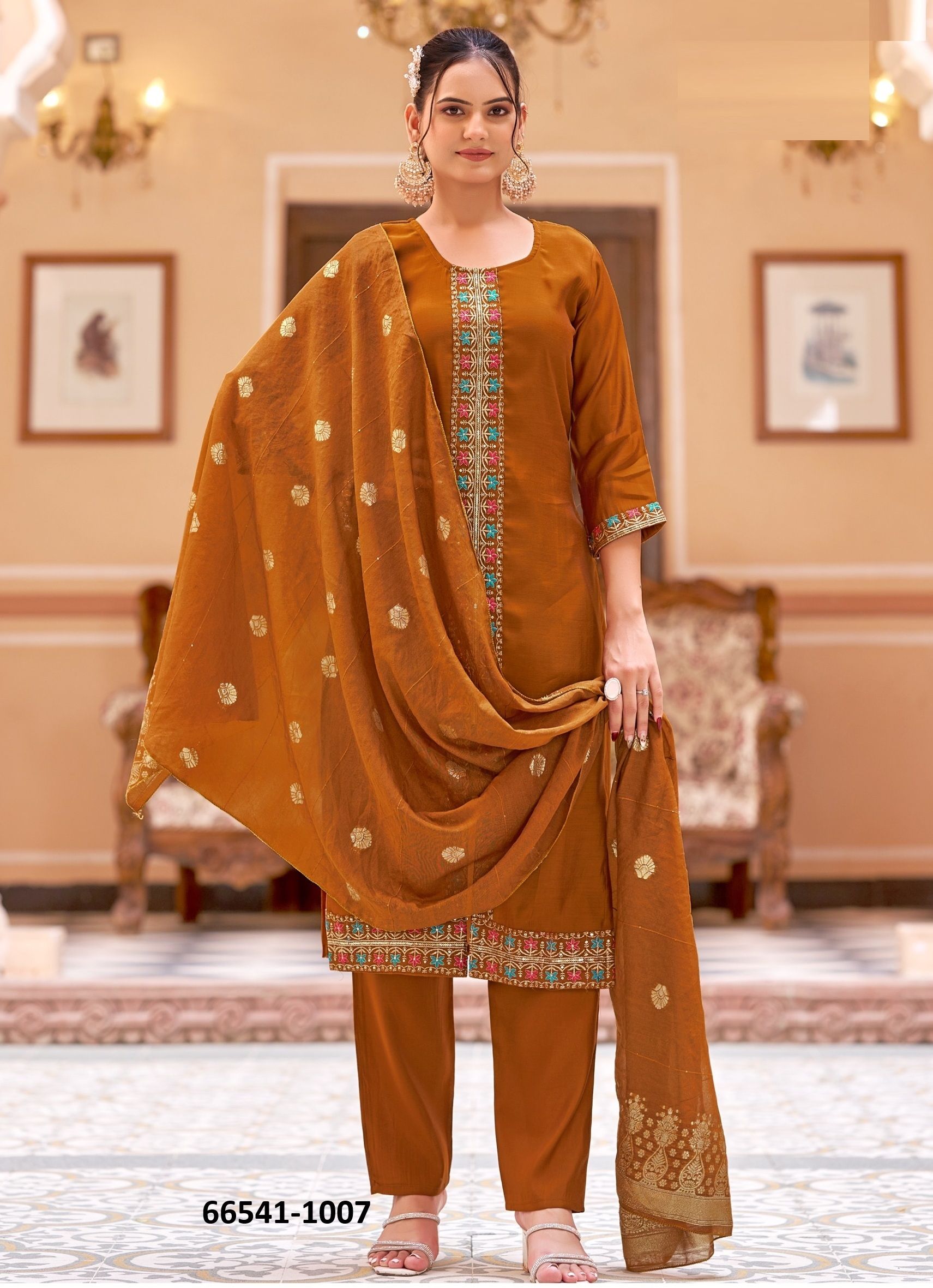 MADHURI - Catalog # 66541 (Set of 8 Readymade Salwar Suits) MADHURI - Catalog # 66541 (Set of 8 Readymade Salwar Suits)