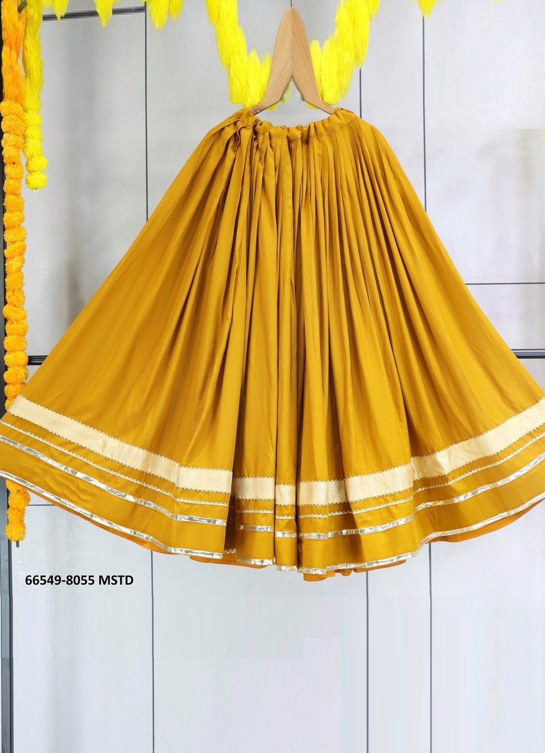 SERIES 8055 [ONLY LEHENGAS] - Catalog # 66549 (Set of 4 Only Bottoms)