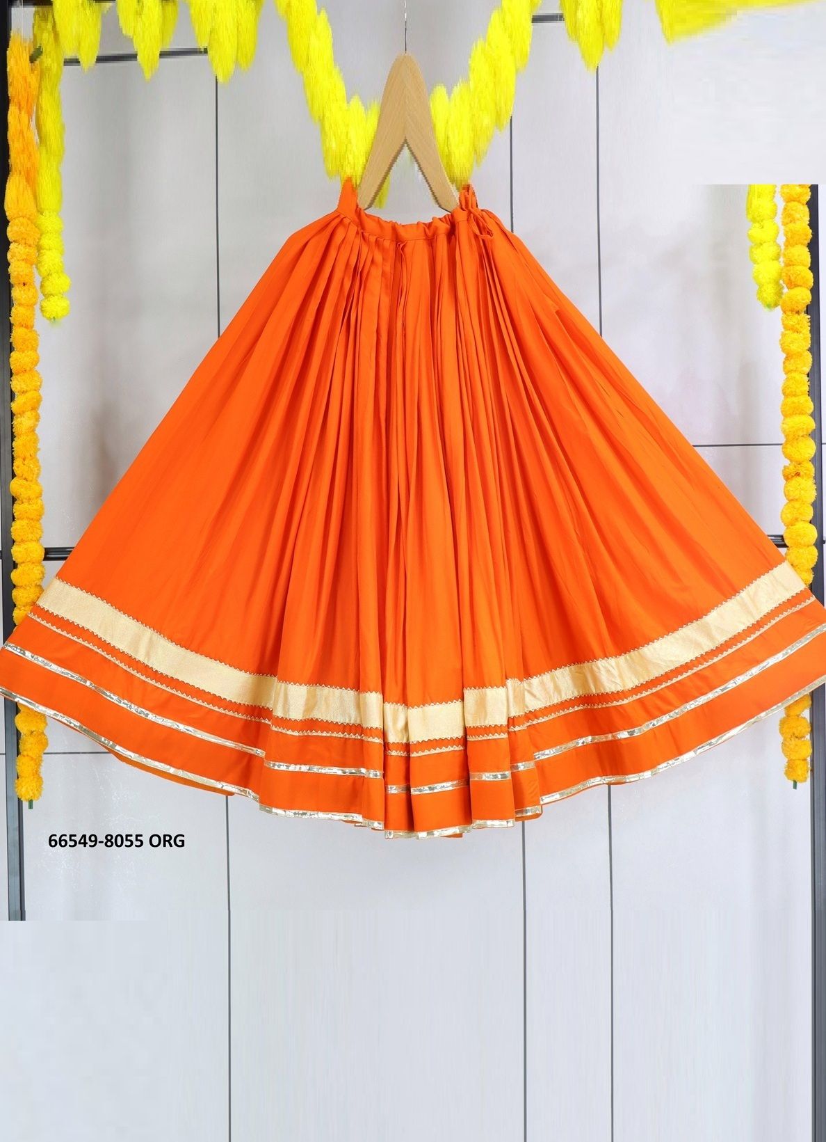 SERIES 8055 [ONLY LEHENGAS] - Catalog # 66549 (Set of 4 Only Bottoms)