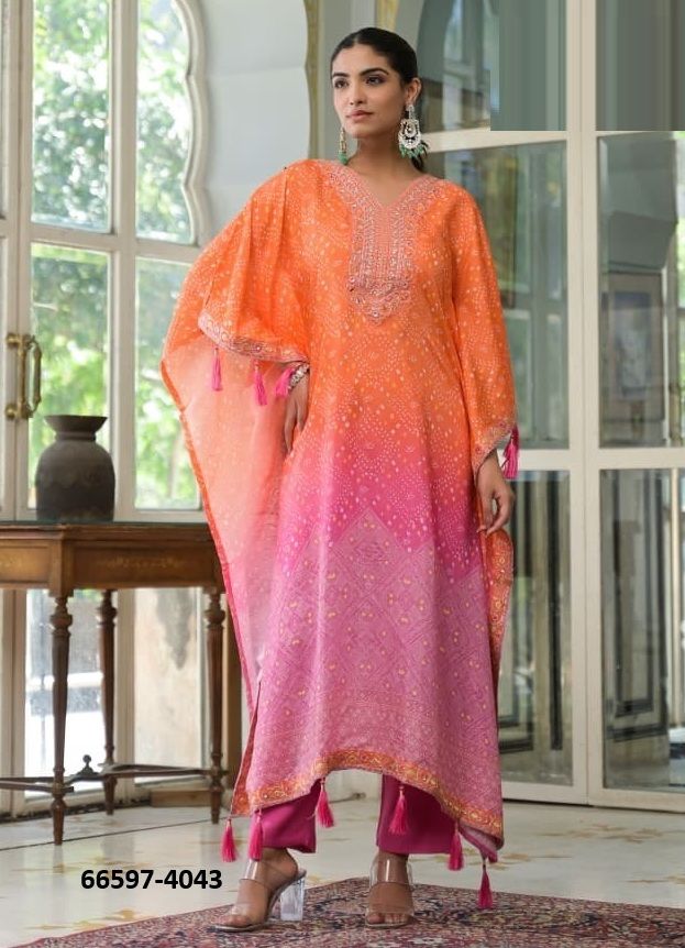 KAFTAN PREMIUM COLLECTION - Catalog # 66597 (Set of 4 SIZE-SETS [Tops With Bottoms])