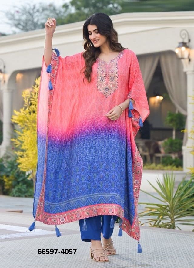 KAFTAN PREMIUM COLLECTION - Catalog # 66597 (Set of 4 SIZE-SETS [Tops With Bottoms])