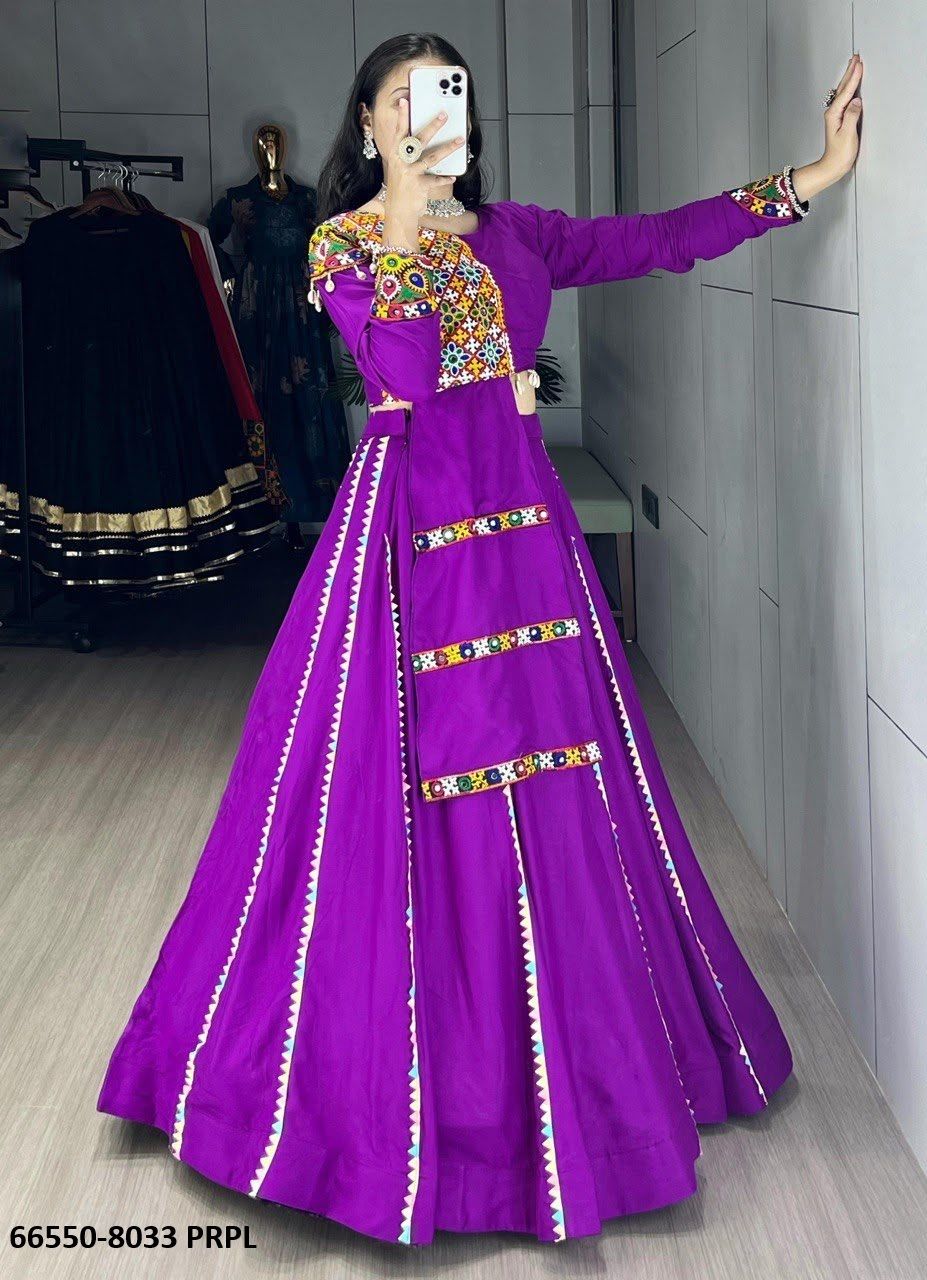 TORANIYU 8033 - Catalog # 66550 (Set of 2 Readymade Lehengas)