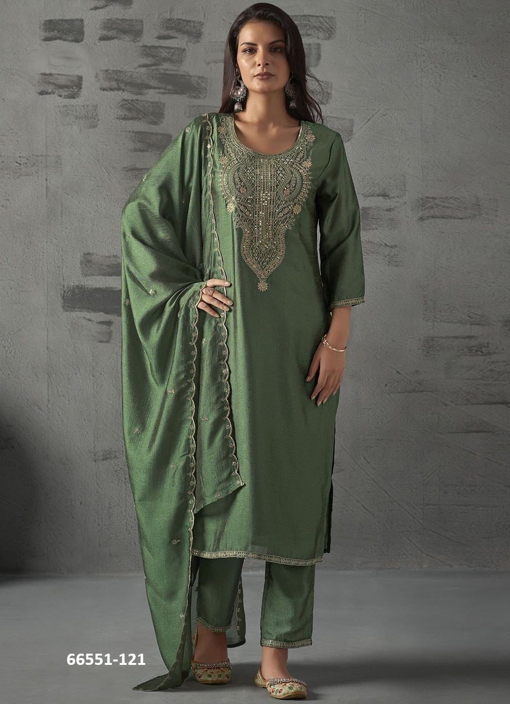 LAVINA 2 - Catalog # 66551 (Set of 2 Readymade Salwar Suits) LAVINA 2 - Catalog # 66551 (Set of 2 Readymade Salwar Suits)