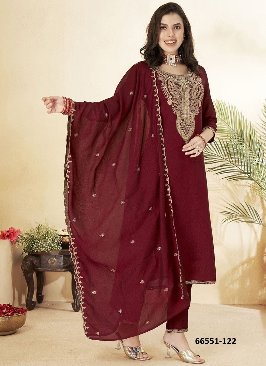 LAVINA 2 - Catalog # 66551 (Set of 2 Readymade Salwar Suits) LAVINA 2 - Catalog # 66551 (Set of 2 Readymade Salwar Suits)