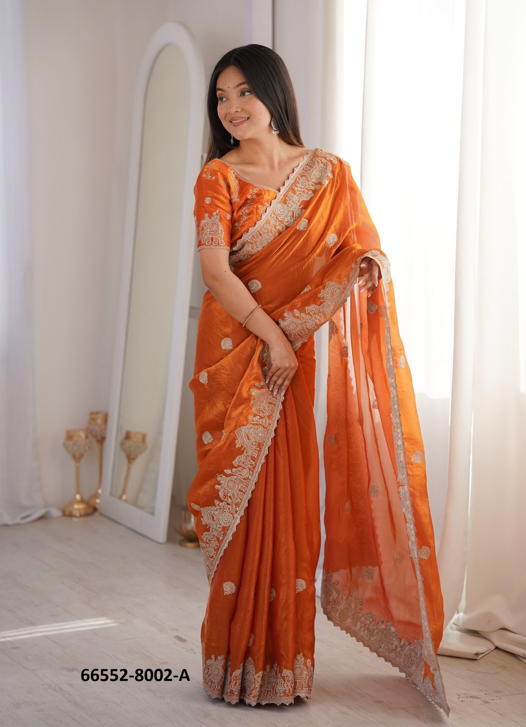SERIES 8002 - Catalog # 66552 (Set of 4 Sarees) SERIES 8002 - Catalog # 66552 (Set of 4 Sarees)