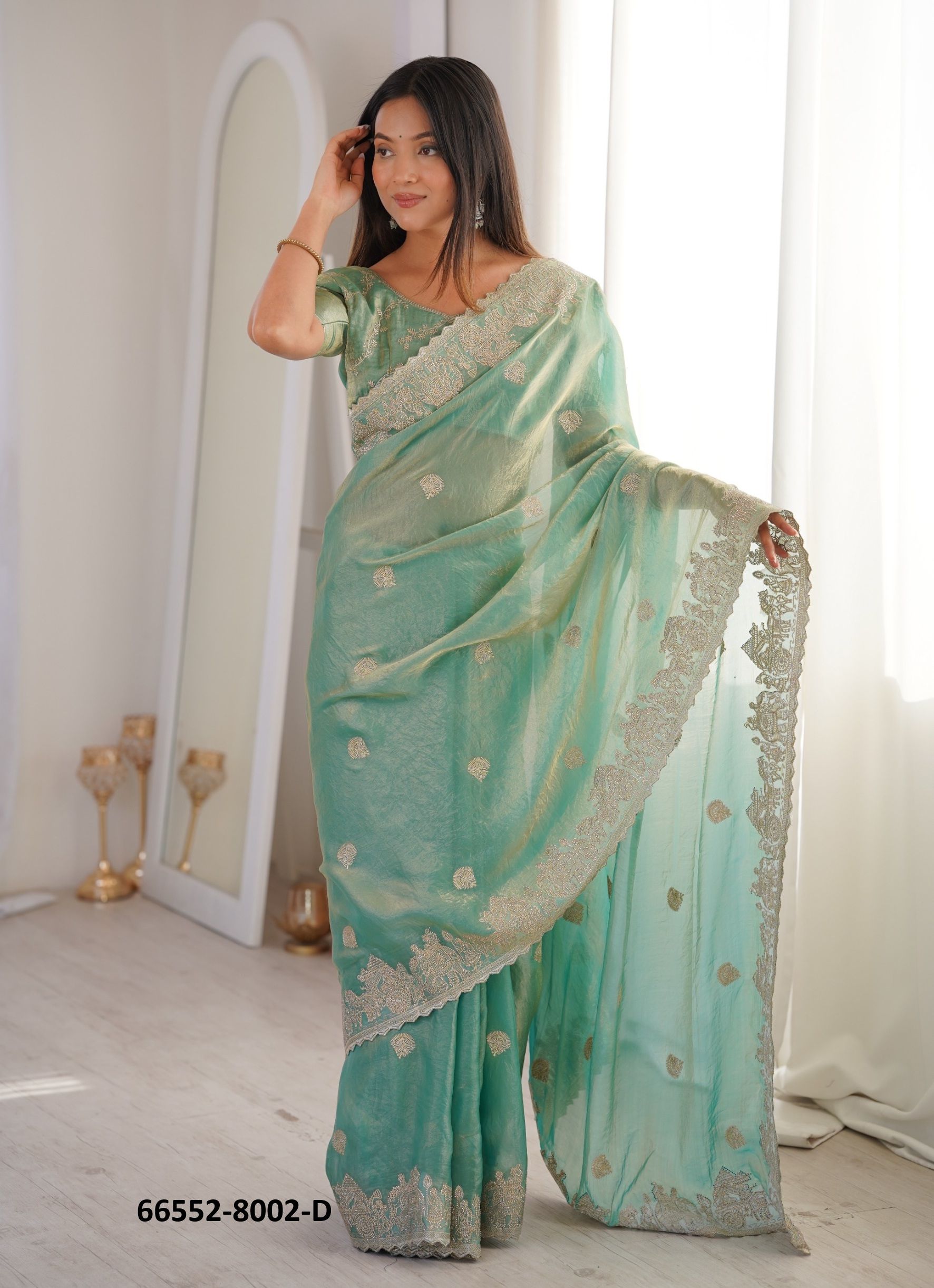 SERIES 8002 - Catalog # 66552 (Set of 4 Sarees) SERIES 8002 - Catalog # 66552 (Set of 4 Sarees)