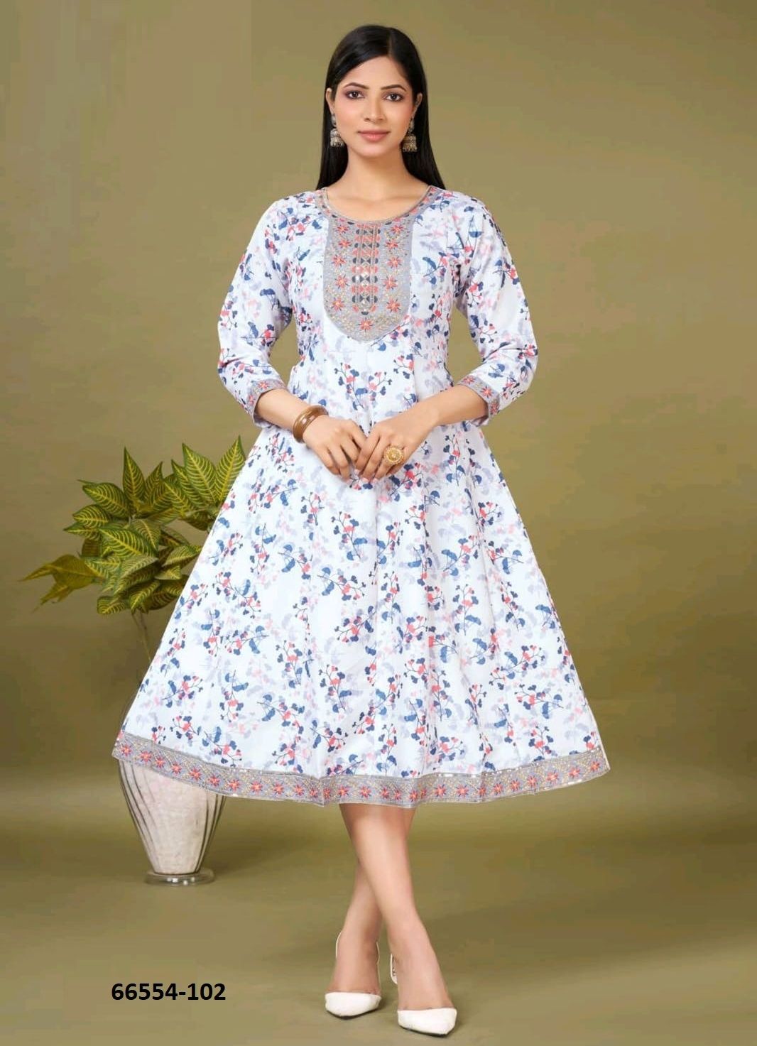 KIRTI - Catalog # 66554 (Set of 6 Readymade Women's Kurtis / Tops) KIRTI - Catalog # 66554 (Set of 6 Readymade Women's Kurtis / Tops)