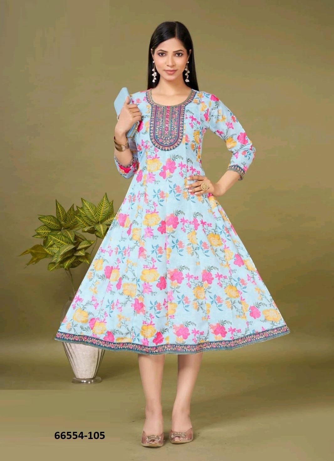 KIRTI - Catalog # 66554 (Set of 6 Readymade Women's Kurtis / Tops) KIRTI - Catalog # 66554 (Set of 6 Readymade Women's Kurtis / Tops)