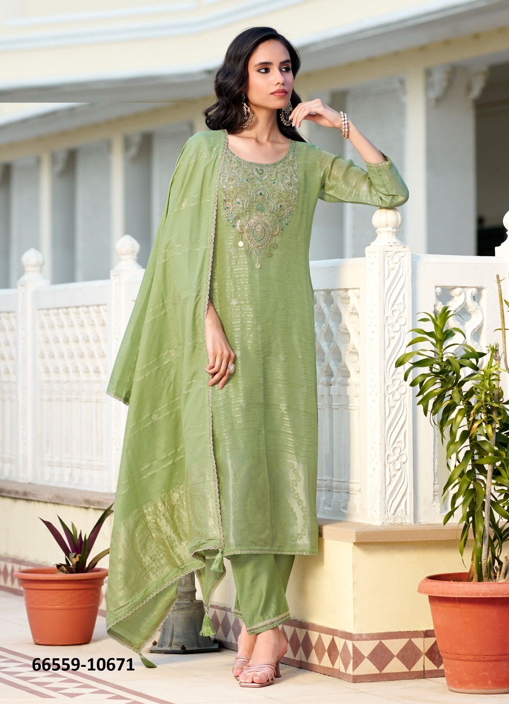 RUBY - Catalog # 66559 (Set of 4 Readymade Salwar Suits) RUBY - Catalog # 66559 (Set of 4 Readymade Salwar Suits)