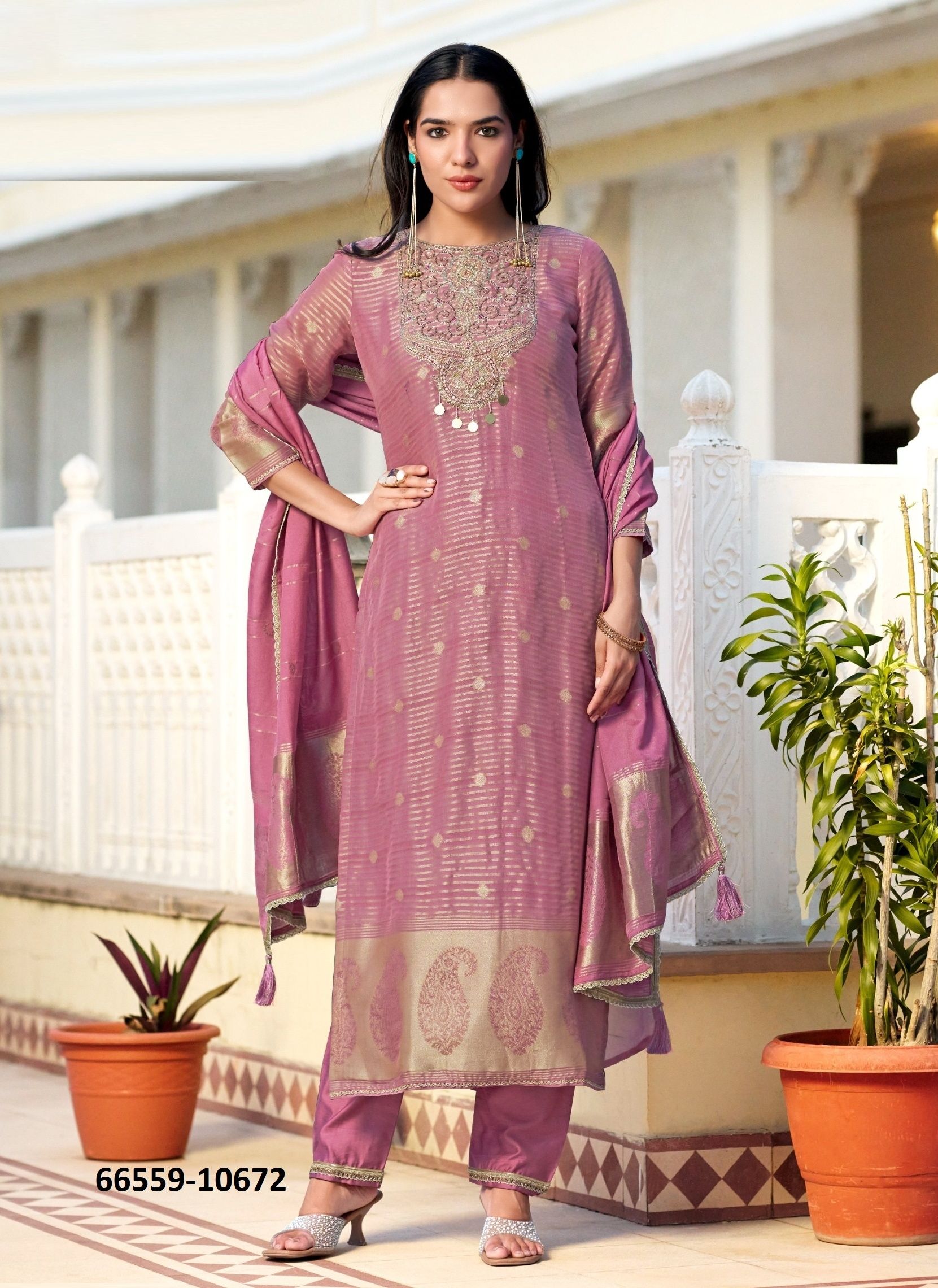 RUBY - Catalog # 66559 (Set of 4 Readymade Salwar Suits) RUBY - Catalog # 66559 (Set of 4 Readymade Salwar Suits)
