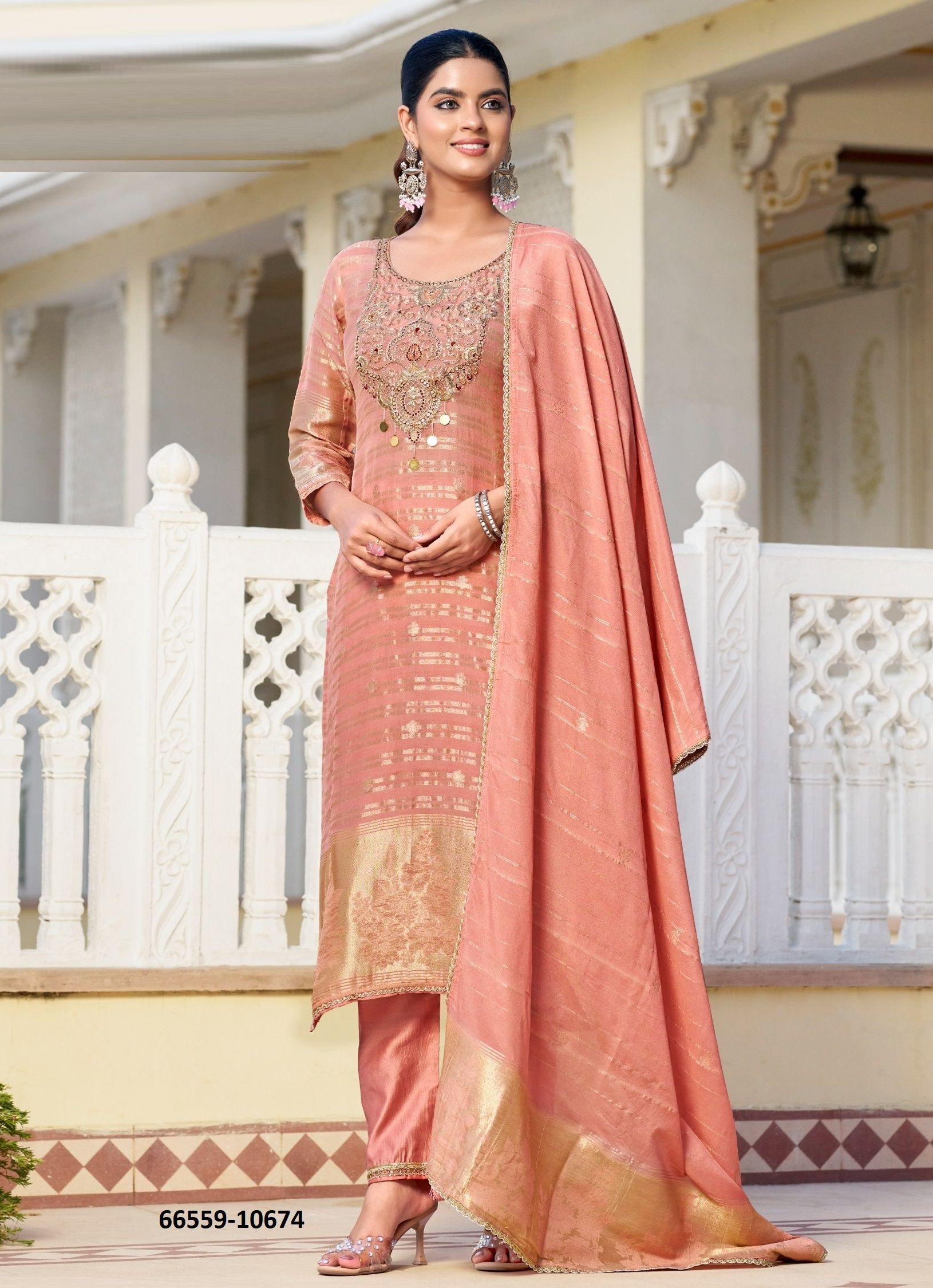 RUBY - Catalog # 66559 (Set of 4 Readymade Salwar Suits) RUBY - Catalog # 66559 (Set of 4 Readymade Salwar Suits)
