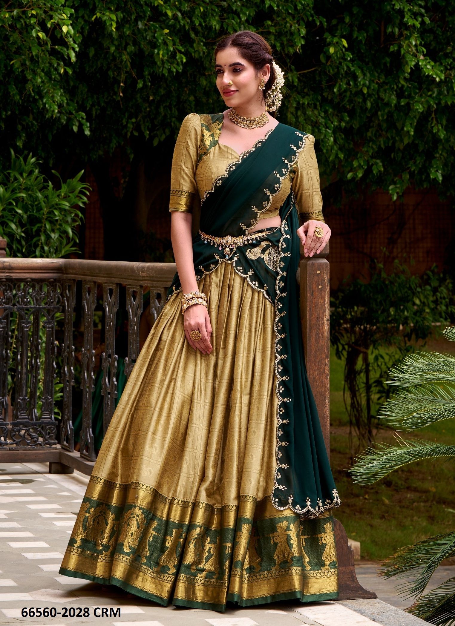 VIVIDHA 2028 - Catalog # 66560 (Set of 2 Semi-Stitched Lehengas) VIVIDHA 2028 - Catalog # 66560 (Set of 2 Semi-Stitched Lehengas)