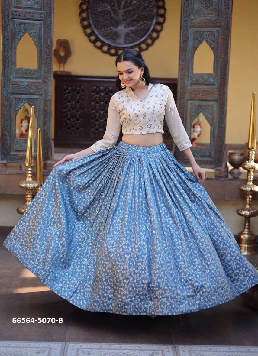 SERIES 5070 - Catalog # 66564 (Set of 2 Readymade Lehengas) SERIES 5070 - Catalog # 66564 (Set of 2 Readymade Lehengas)