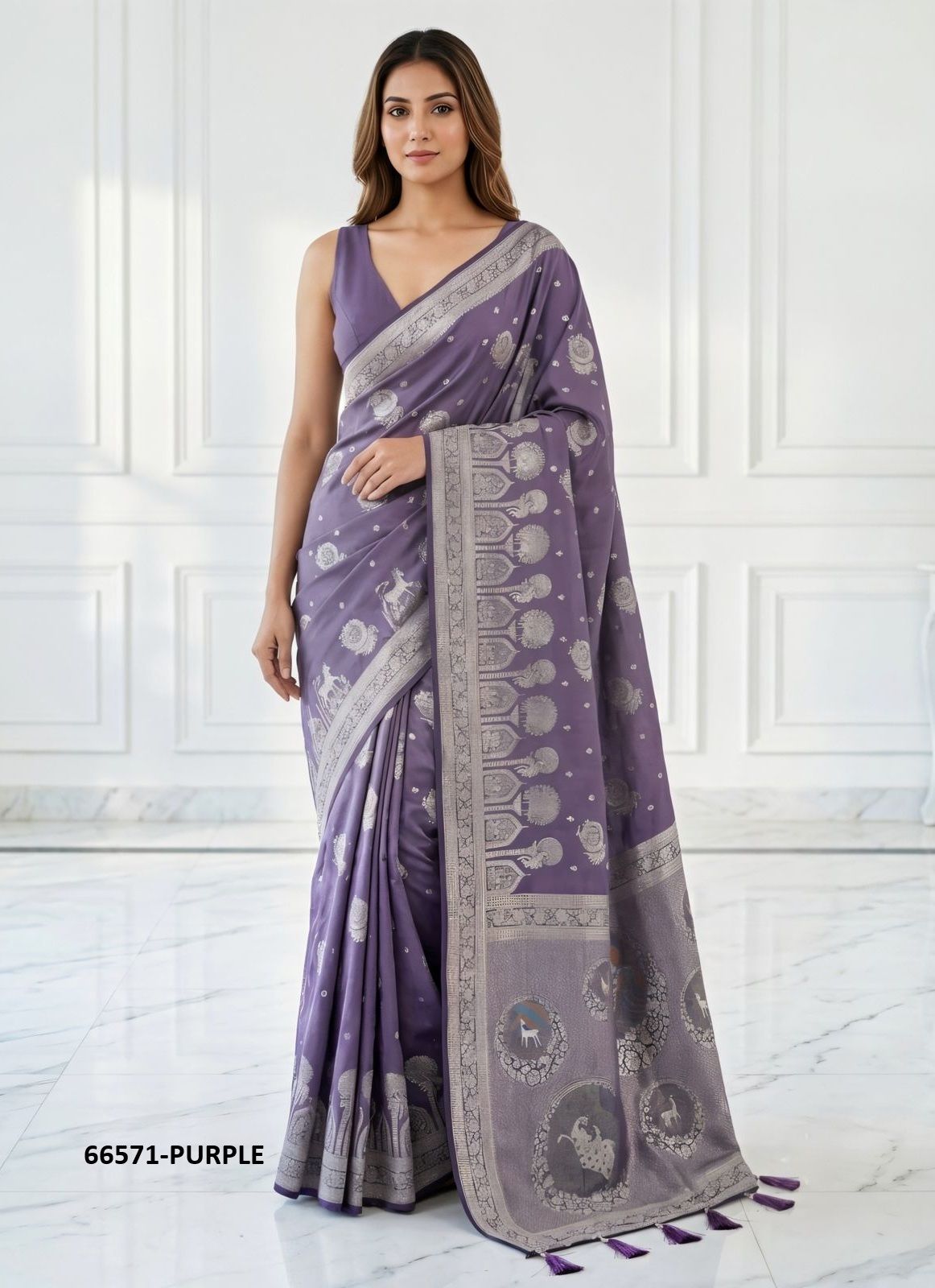 HRK C1 - Catalog # 66571 (Set of 4 Sarees) HRK C1 - Catalog # 66571 (Set of 4 Sarees)