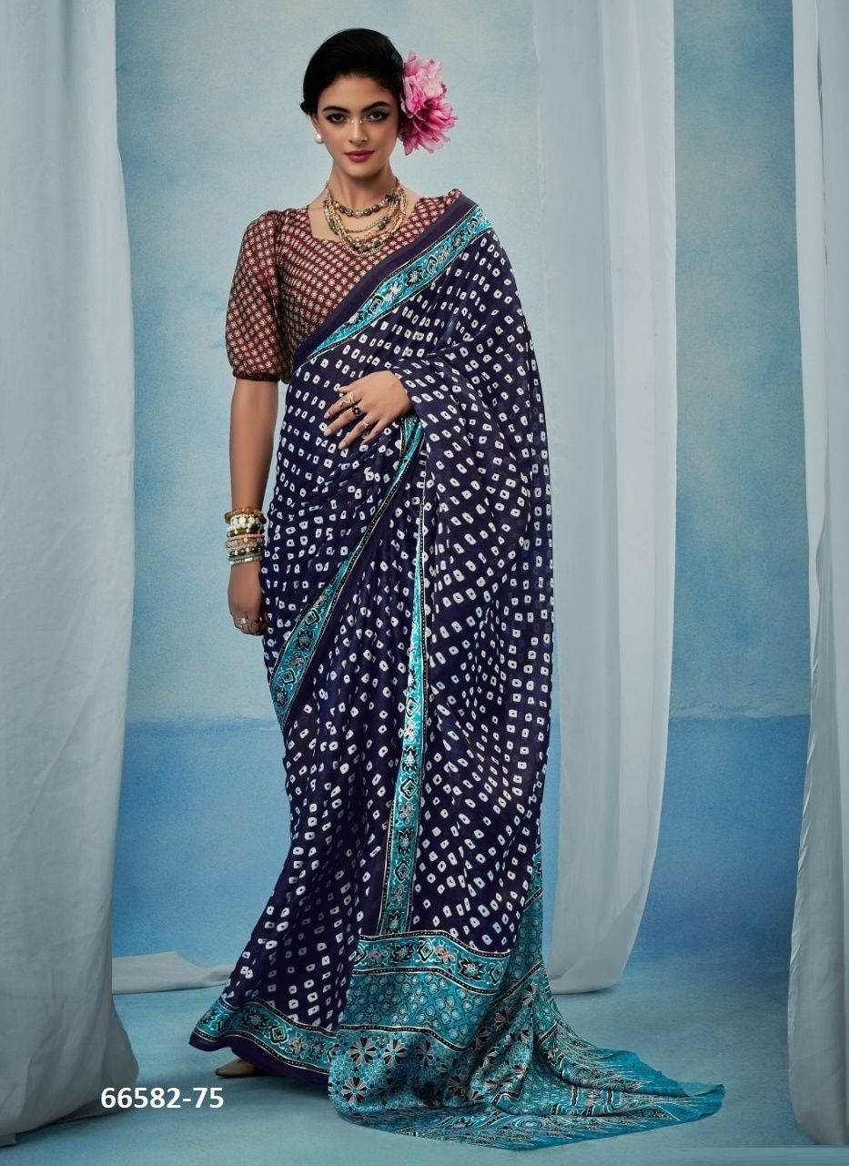 SOSY 71 - Catalog # 66582 (Set of 6 Sarees) SOSY 71 - Catalog # 66582 (Set of 6 Sarees)