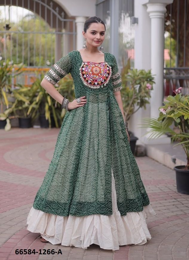 SERIES 1266 - Catalog # 66584 (Set of 4 Readymade Lehengas) SERIES 1266 - Catalog # 66584 (Set of 4 Readymade Lehengas)