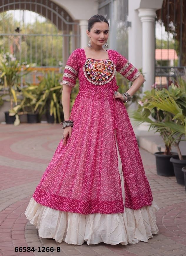 SERIES 1266 - Catalog # 66584 (Set of 4 Readymade Lehengas) SERIES 1266 - Catalog # 66584 (Set of 4 Readymade Lehengas)
