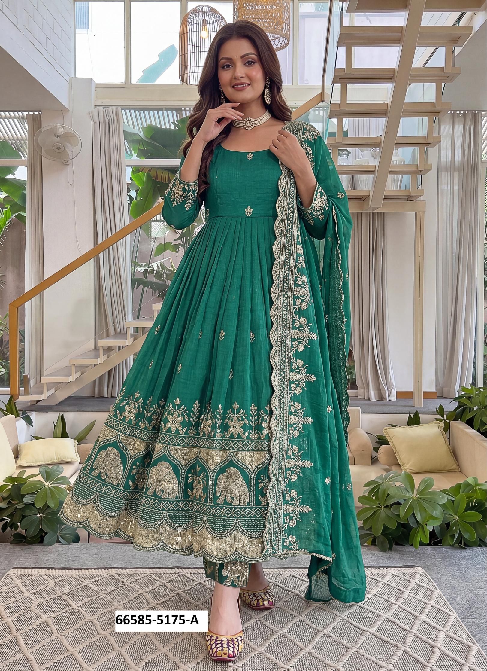 SERIES 5175 - Catalog # 66585 (Set of 4 Readymade Salwar Suits) SERIES 5175 - Catalog # 66585 (Set of 4 Readymade Salwar Suits)