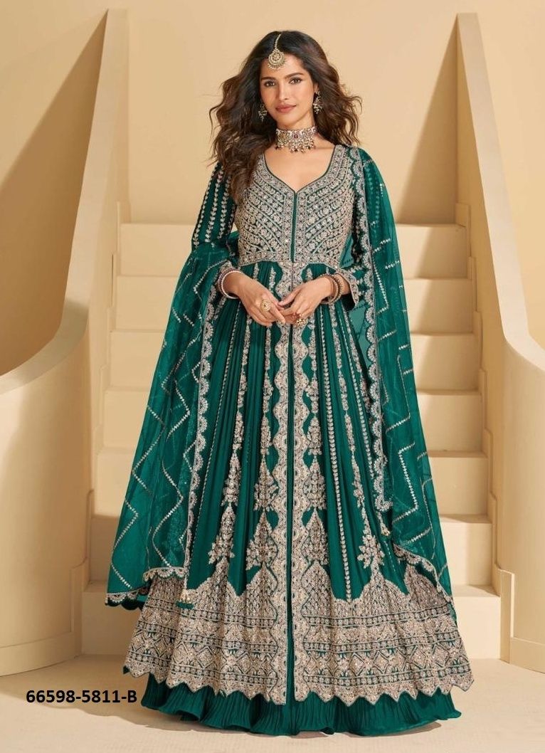 MIRZA - Catalog # 66598 (Set of 5 Readymade Salwar Suits) MIRZA - Catalog # 66598 (Set of 5 Readymade Salwar Suits)