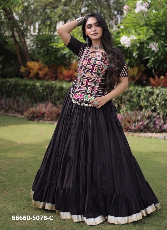 SERIES 5078 - Catalog # 66660 (Set of 4 Readymade Lehengas) SERIES 5078 - Catalog # 66660 (Set of 4 Readymade Lehengas)