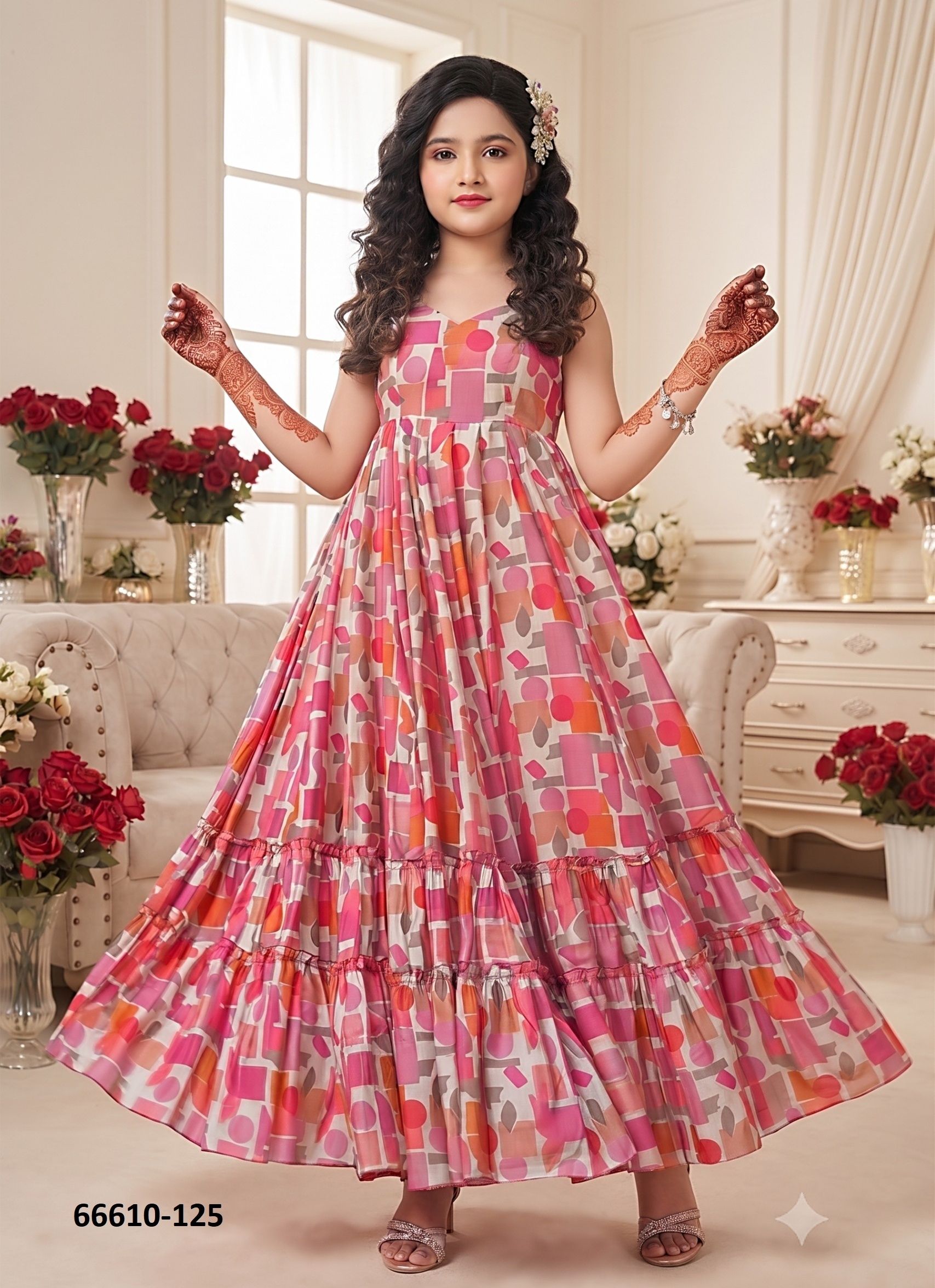 KIDS 1 - Catalog # 66610 (Set of 8 Readymade Gowns) KIDS 1 - Catalog # 66610 (Set of 8 Readymade Gowns)