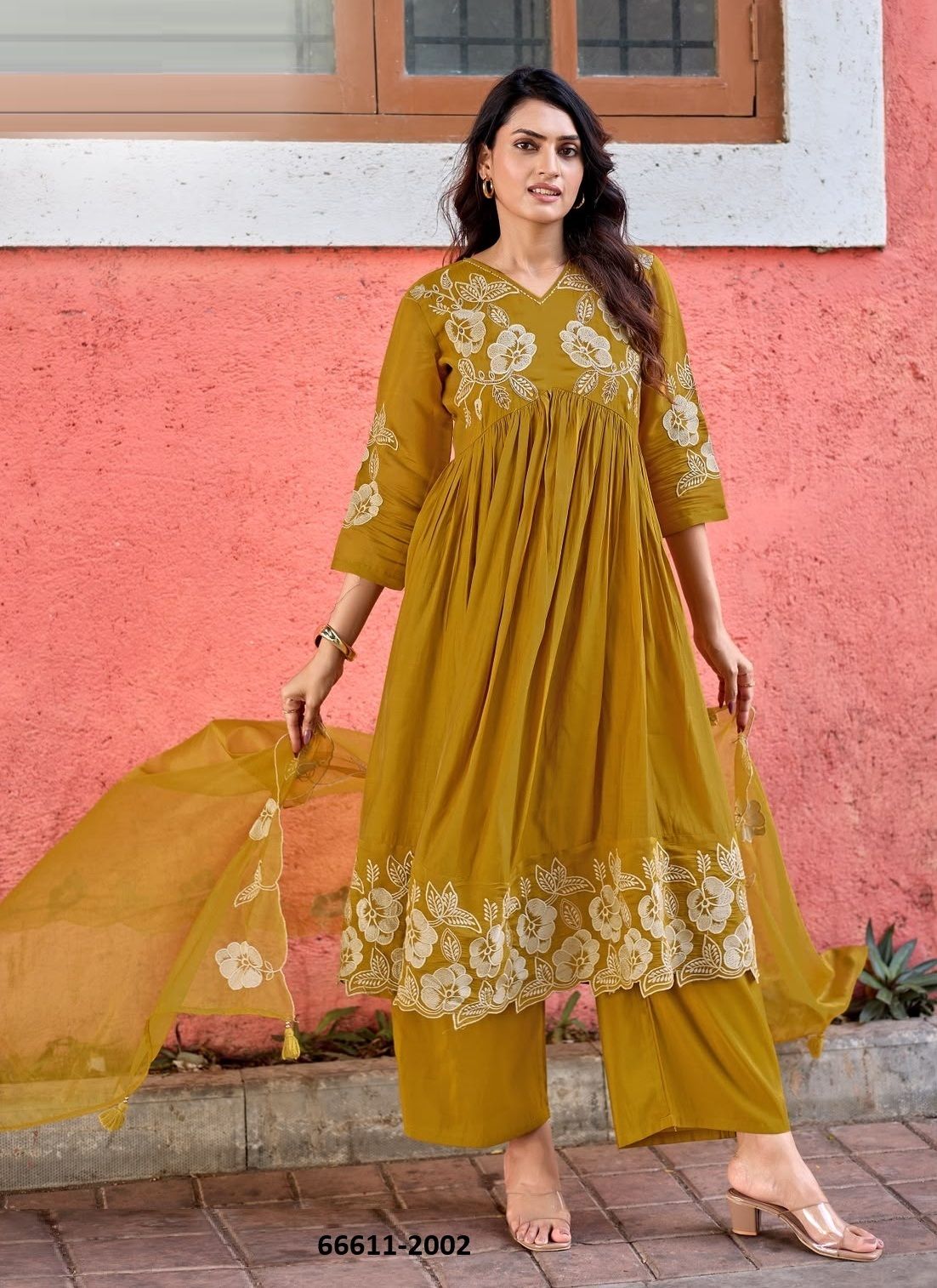NOORANI - Catalog # 66611 (Set of 4 Readymade Salwar Suits) NOORANI - Catalog # 66611 (Set of 4 Readymade Salwar Suits)