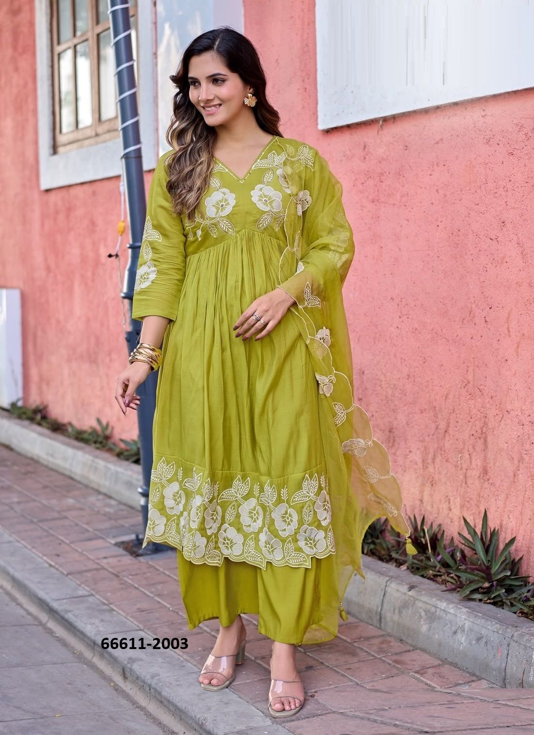 NOORANI - Catalog # 66611 (Set of 4 Readymade Salwar Suits) NOORANI - Catalog # 66611 (Set of 4 Readymade Salwar Suits)