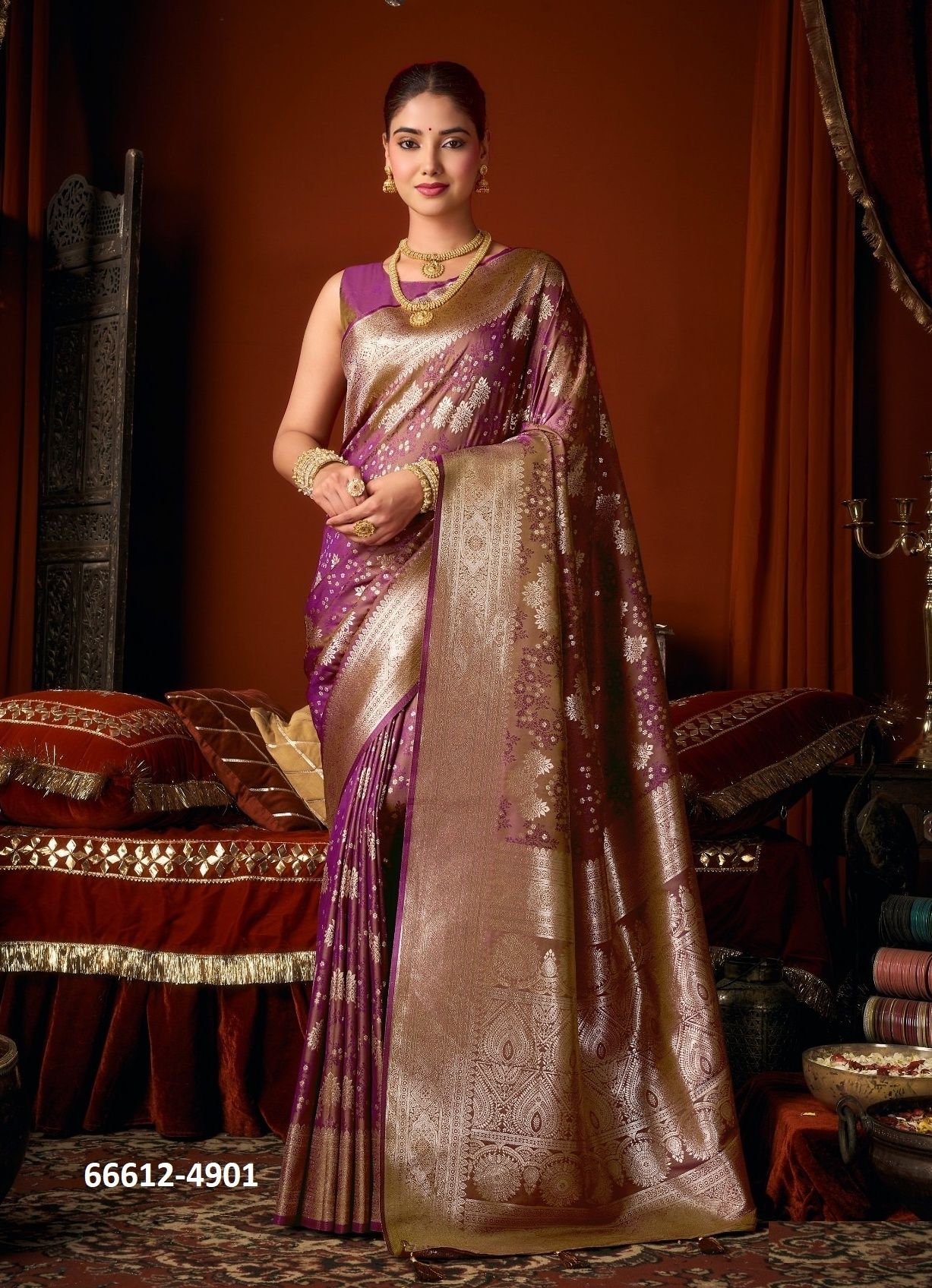 SUKOON - Catalog # 66612 (Set of 5 Sarees) SUKOON - Catalog # 66612 (Set of 5 Sarees)