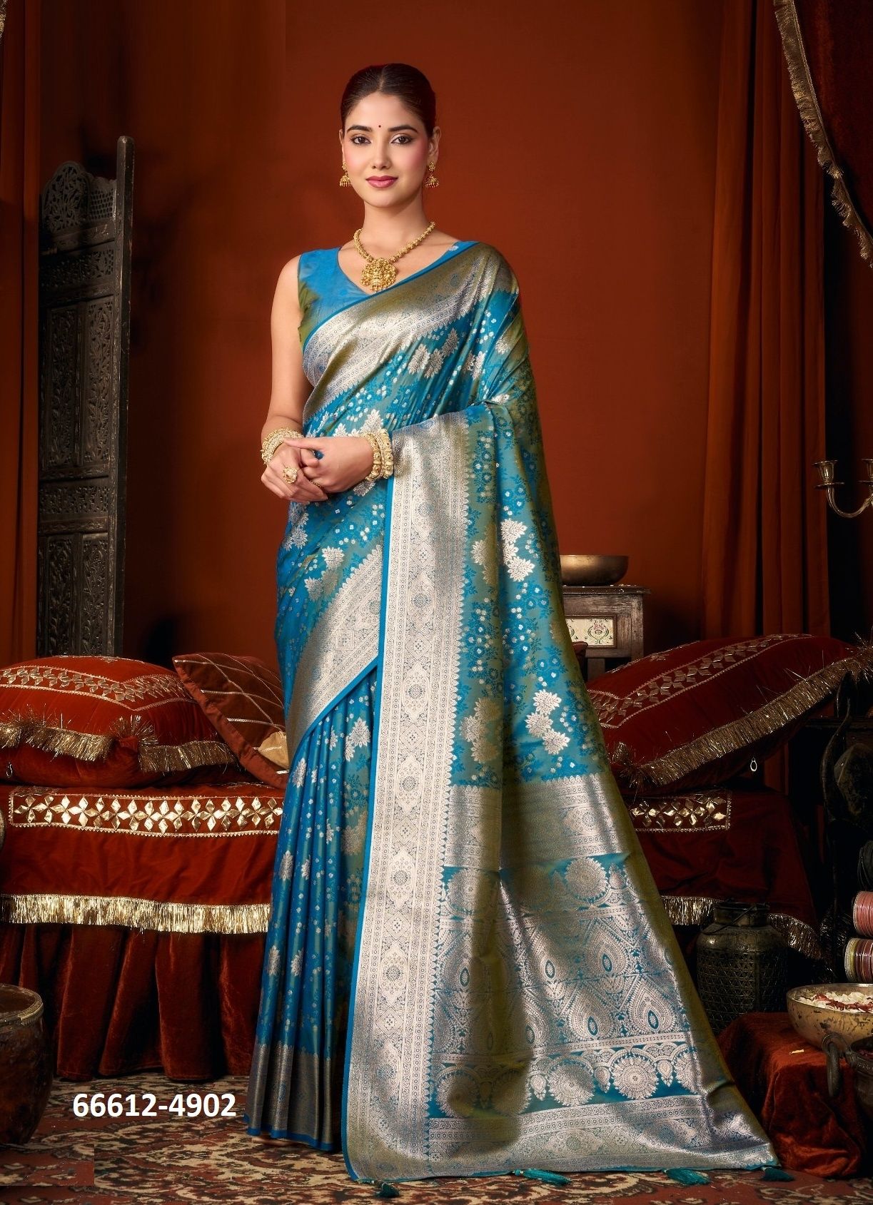 SUKOON - Catalog # 66612 (Set of 5 Sarees) SUKOON - Catalog # 66612 (Set of 5 Sarees)