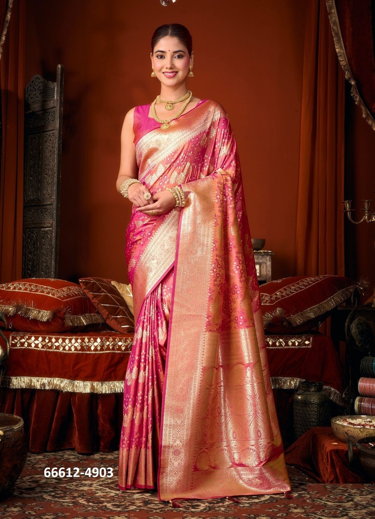 SUKOON - Catalog # 66612 (Set of 5 Sarees) SUKOON - Catalog # 66612 (Set of 5 Sarees)